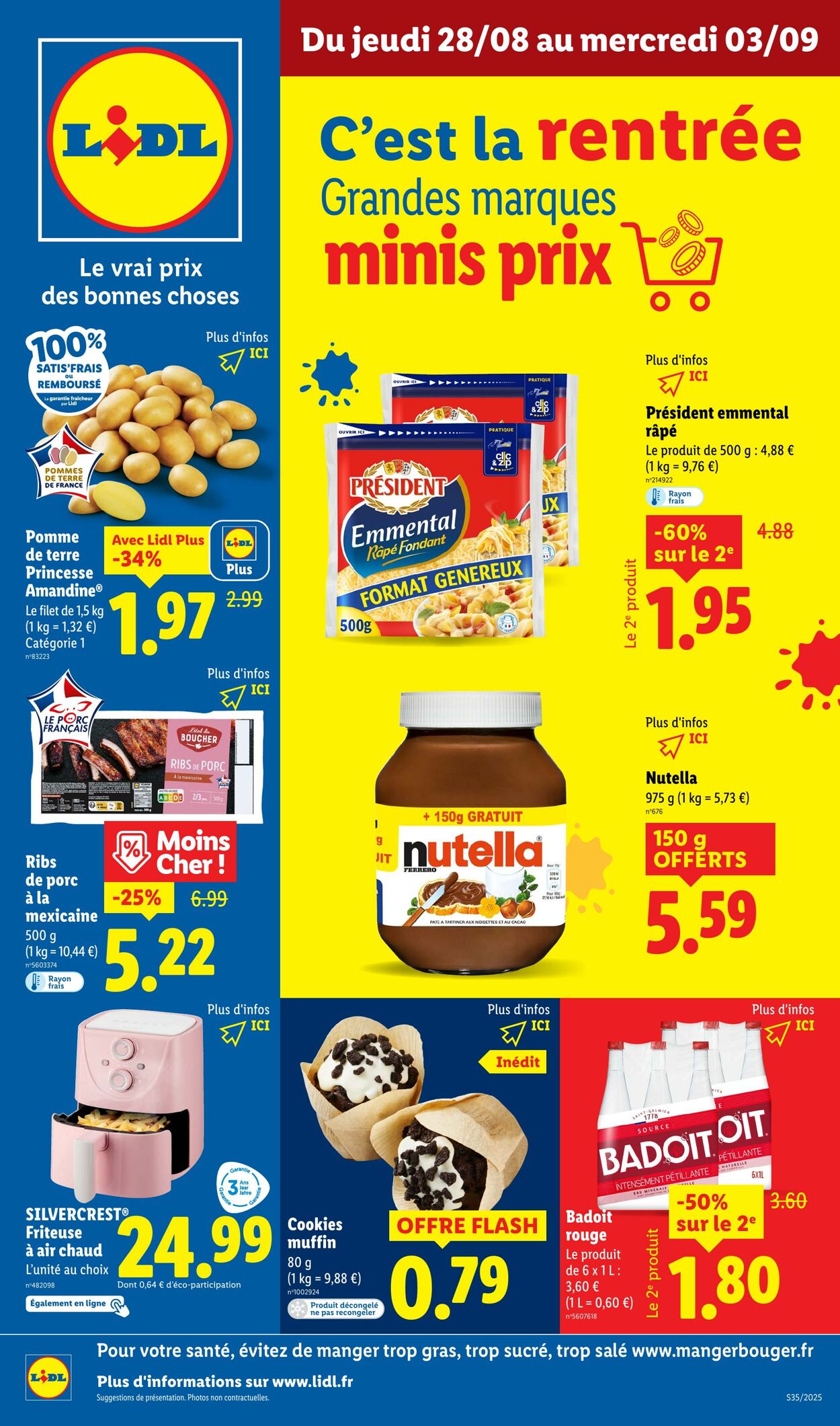 Catalogue Lidl 28.08.2025 - 03.09.2025