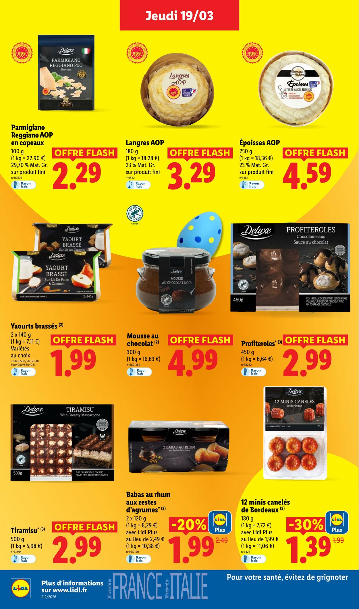 Catalogue Lidl 15.03.2026 - 25.03.2026