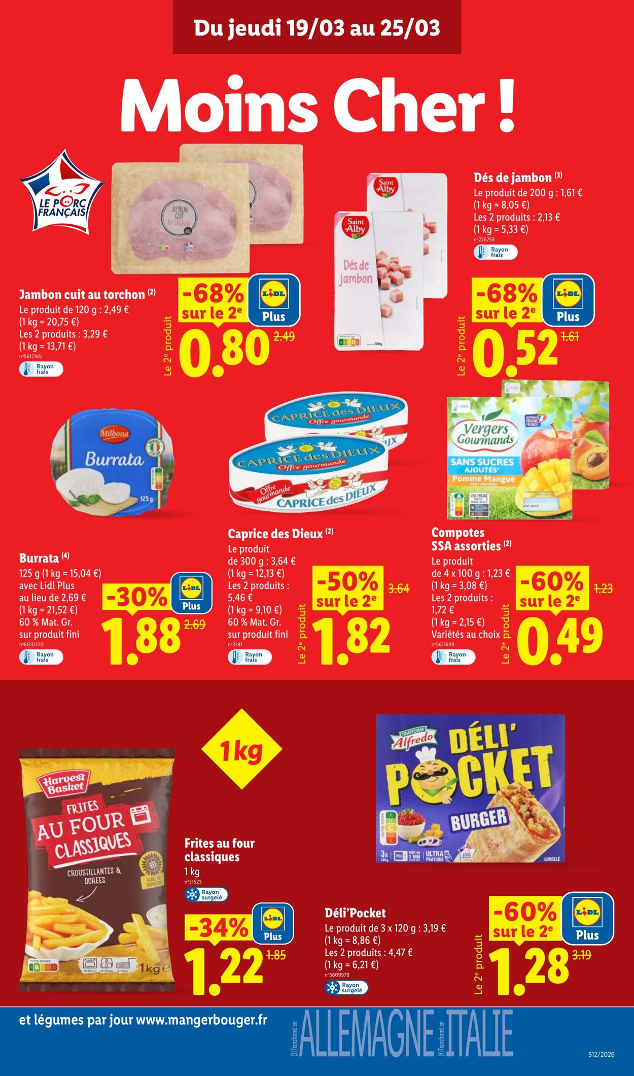Catalogue Lidl 15.03.2026 - 25.03.2026