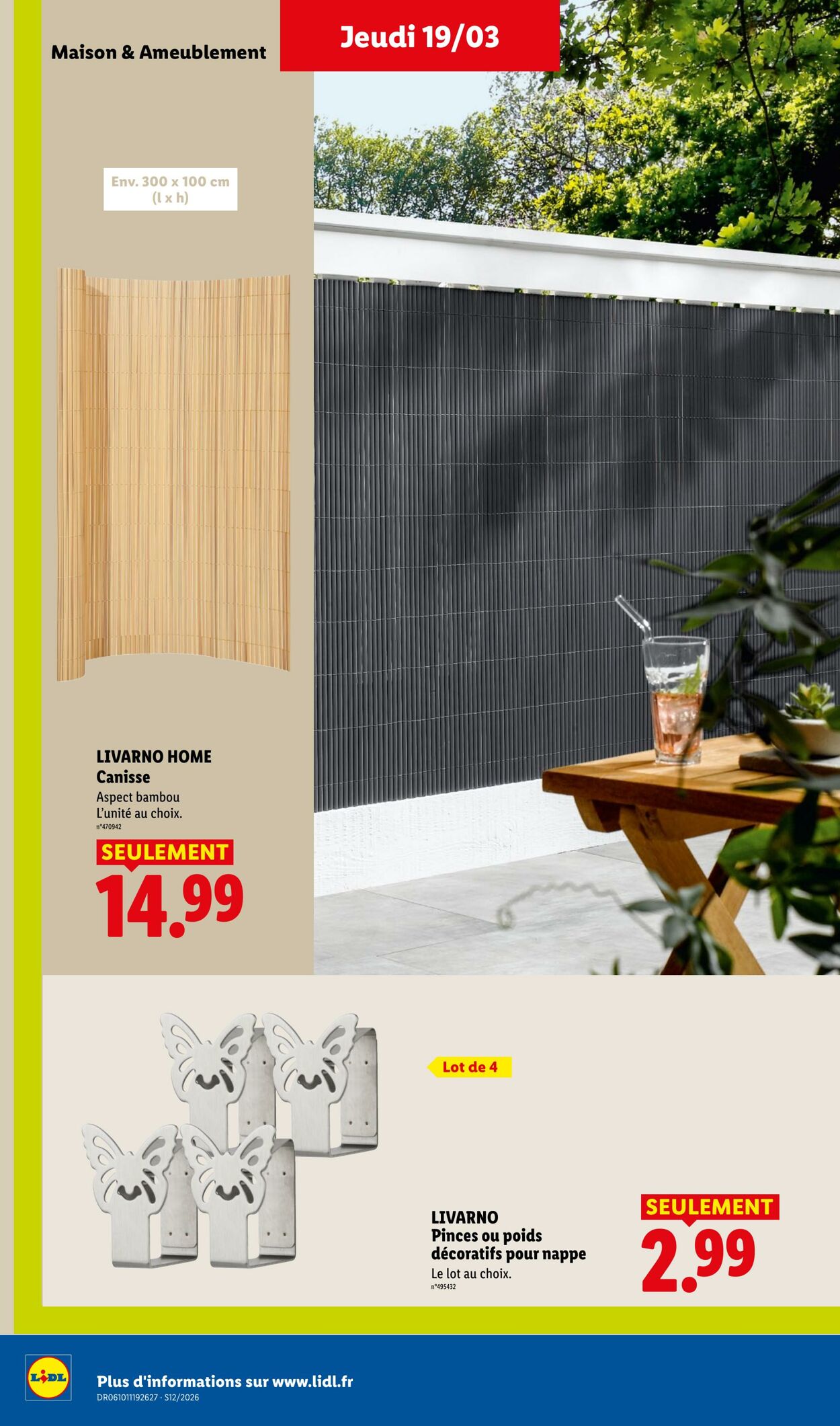 Catalogue Lidl 15.03.2026 - 25.03.2026