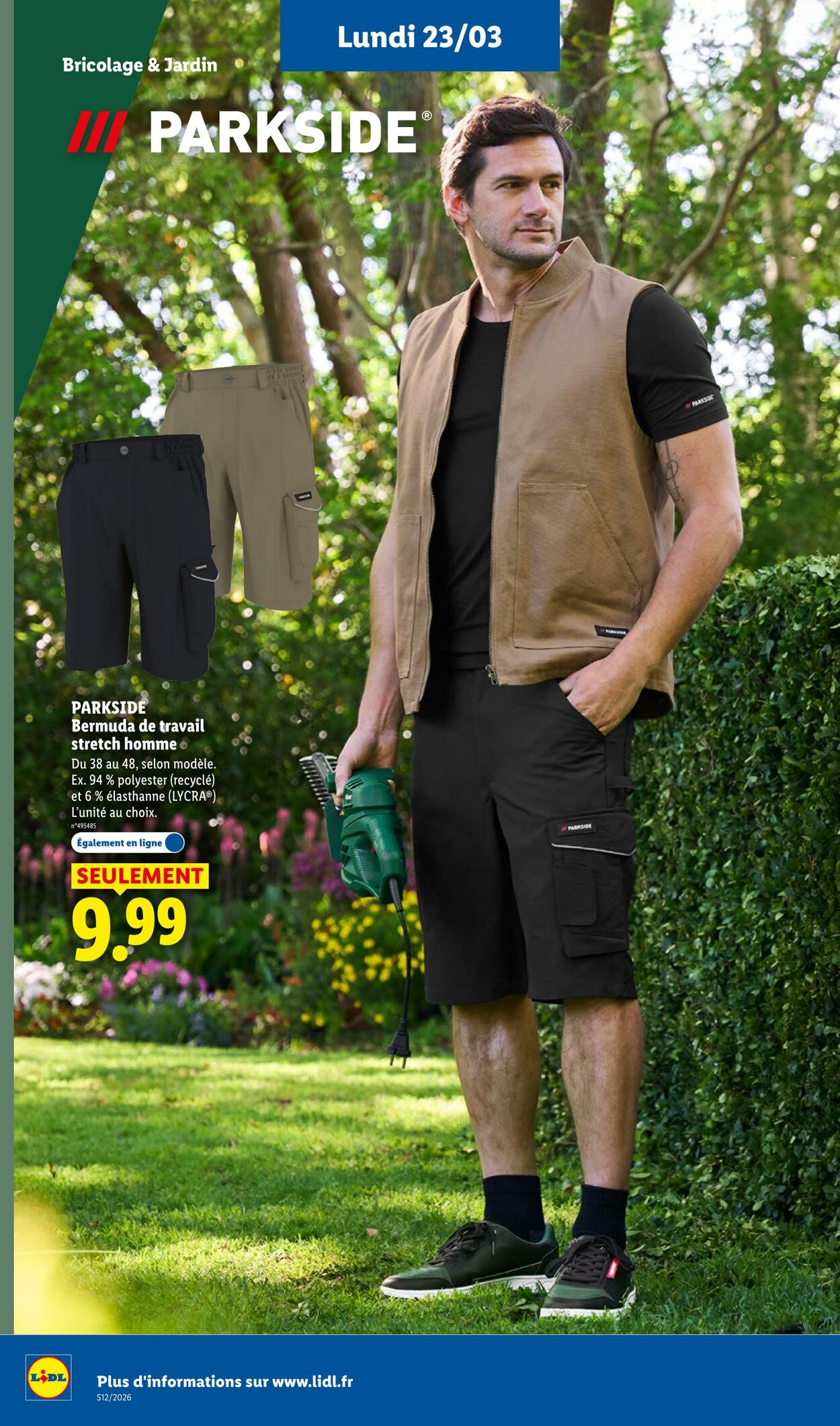 Catalogue Lidl 15.03.2026 - 25.03.2026