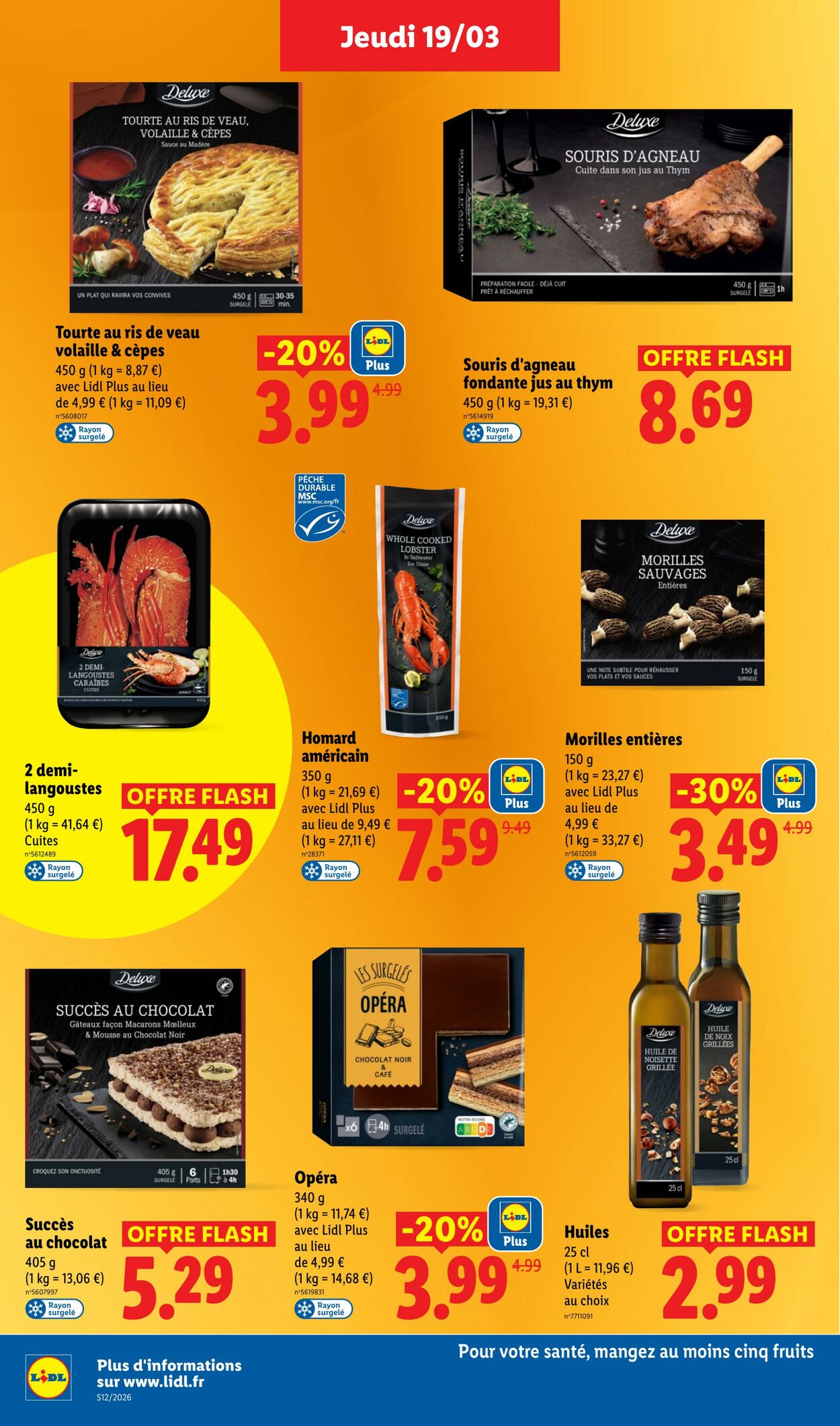 Catalogue Lidl 15.03.2026 - 25.03.2026