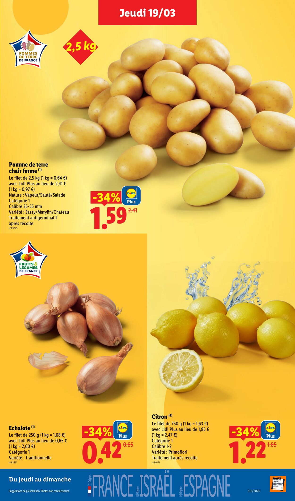 Catalogue Lidl 15.03.2026 - 25.03.2026