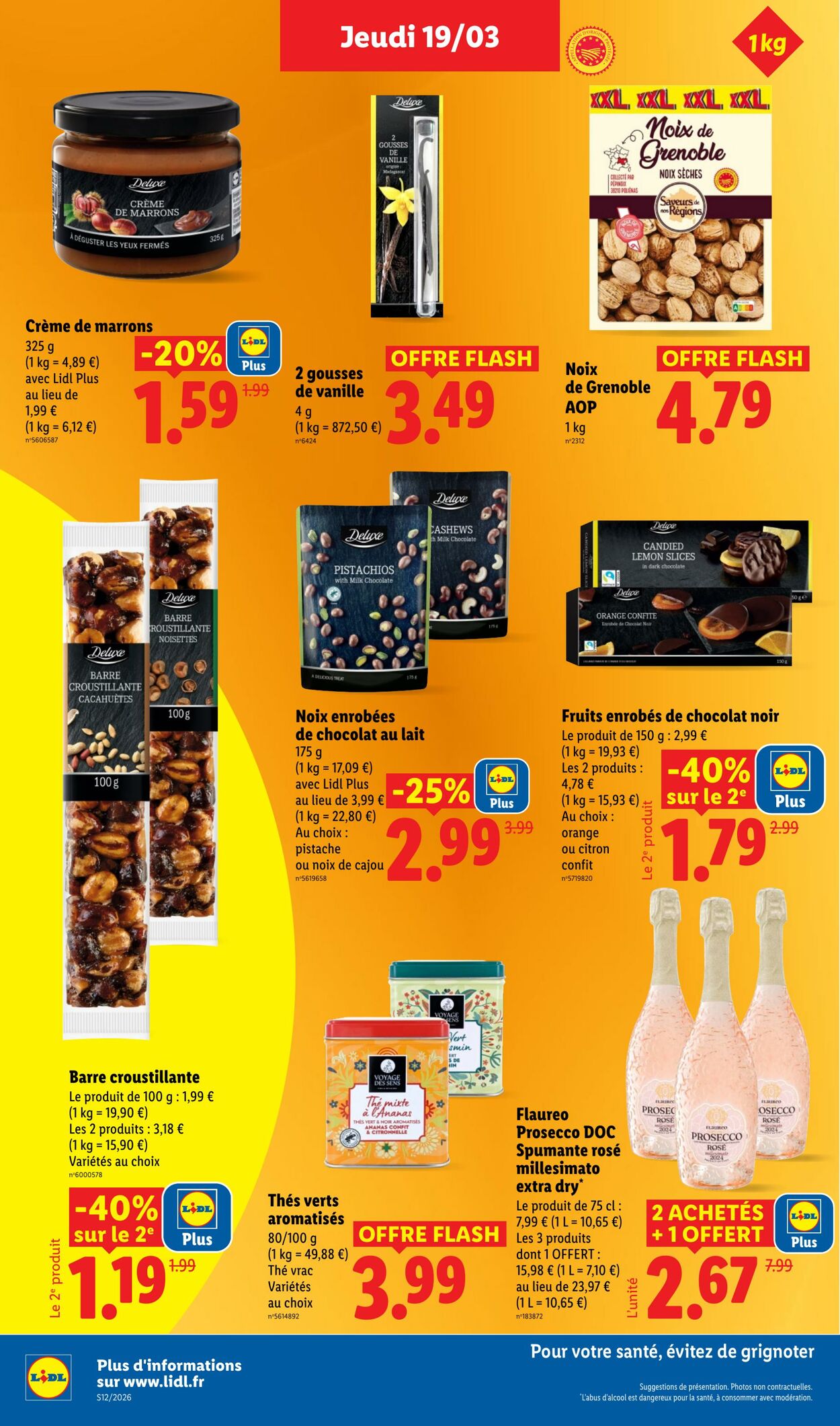 Catalogue Lidl 15.03.2026 - 25.03.2026