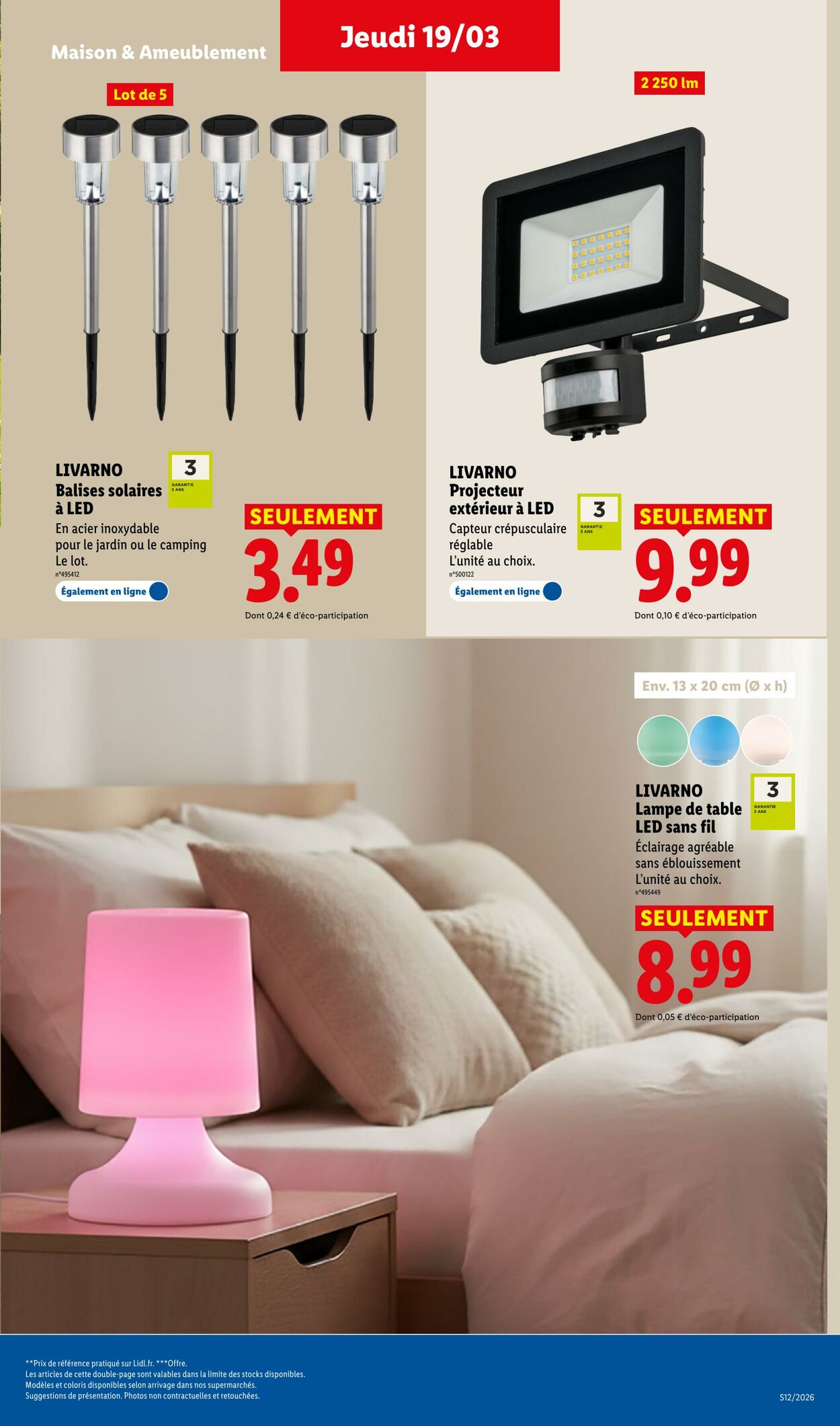 Catalogue Lidl 15.03.2026 - 25.03.2026