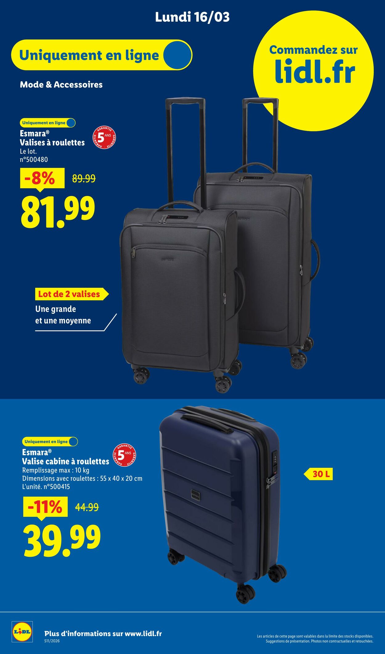 Catalogue Lidl 08.03.2026 - 18.03.2026