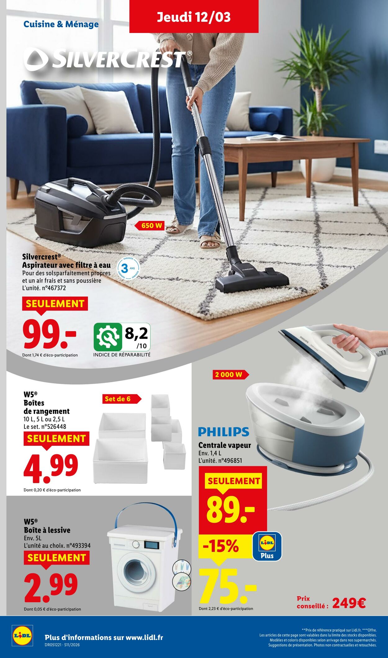 Catalogue Lidl 08.03.2026 - 18.03.2026