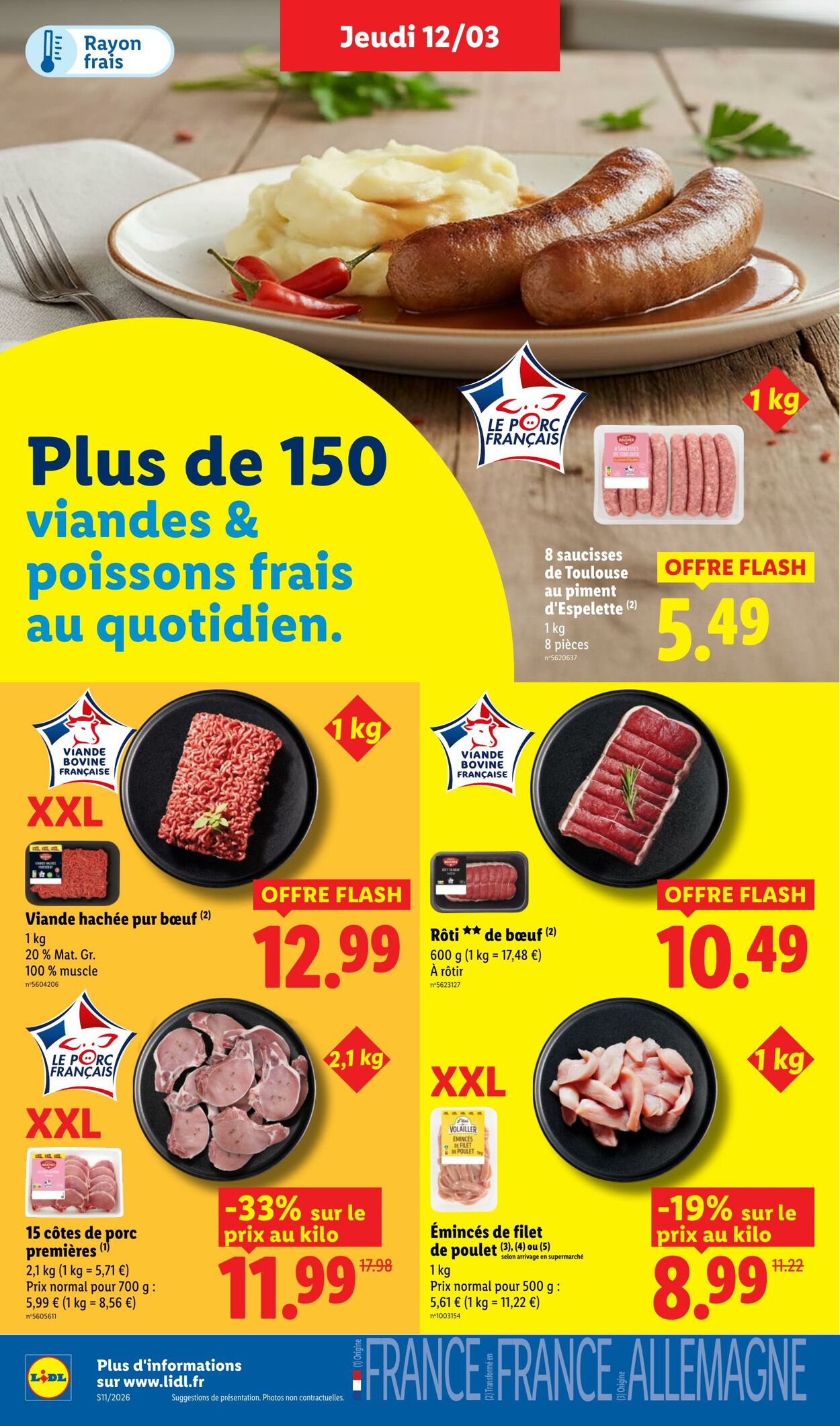 Catalogue Lidl 08.03.2026 - 18.03.2026