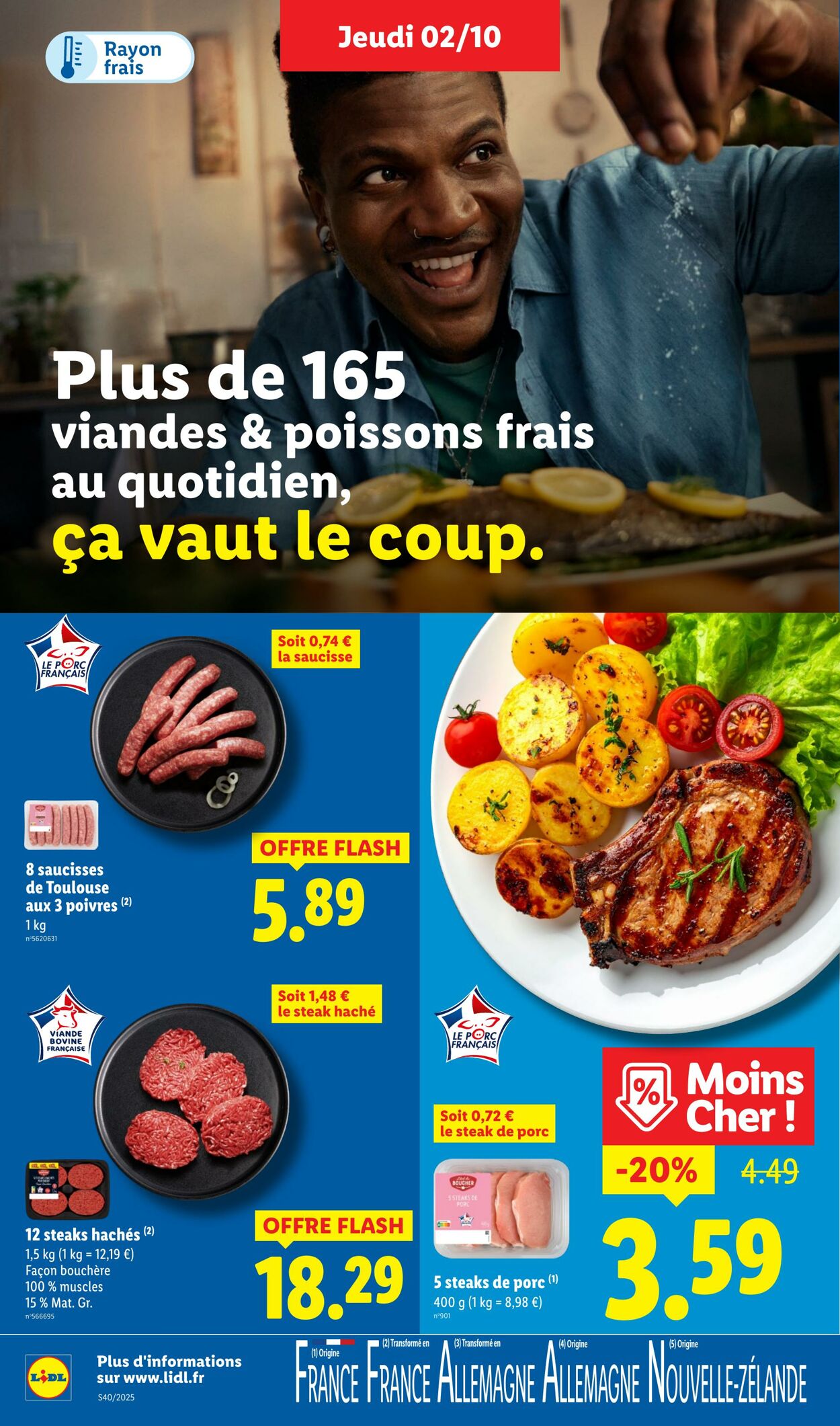 Catalogue Lidl 02.10.2025 - 08.10.2025