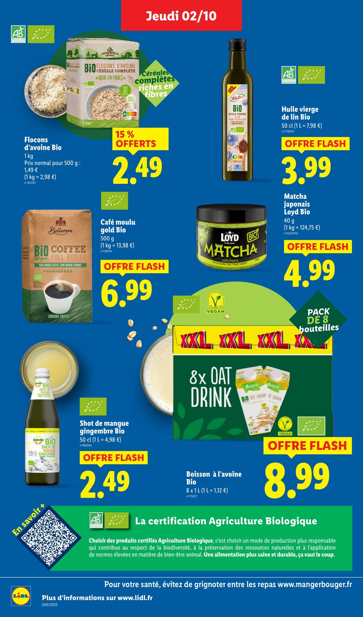 Catalogue Lidl 02.10.2025 - 08.10.2025