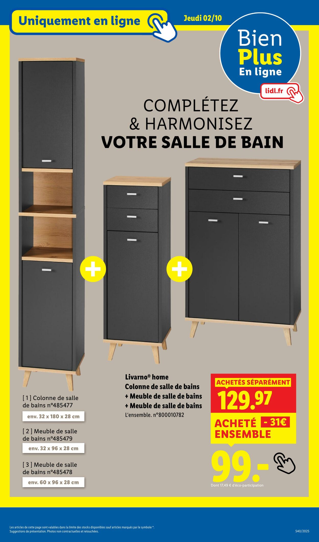 Catalogue Lidl 02.10.2025 - 08.10.2025