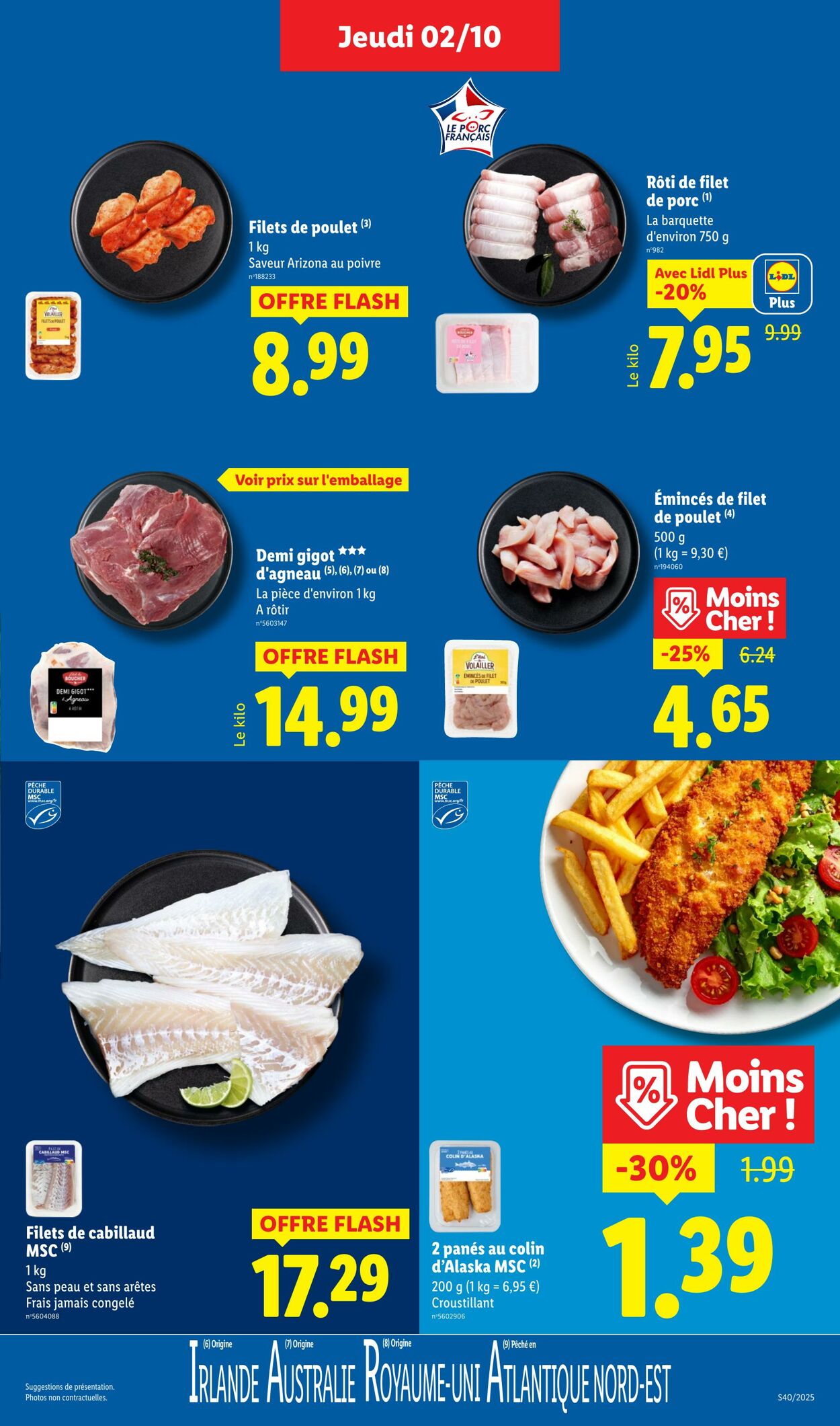 Catalogue Lidl 02.10.2025 - 08.10.2025