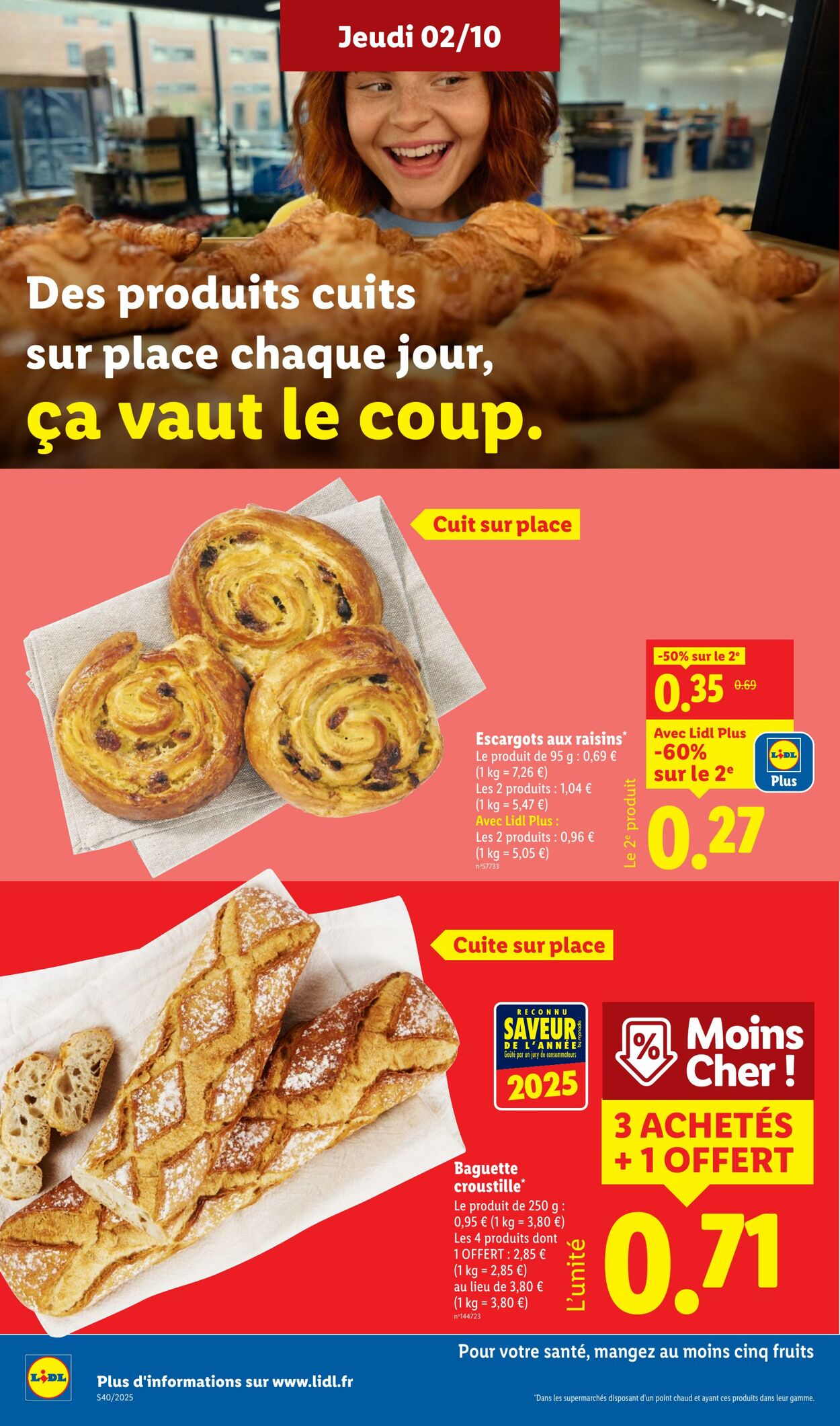 Catalogue Lidl 02.10.2025 - 08.10.2025