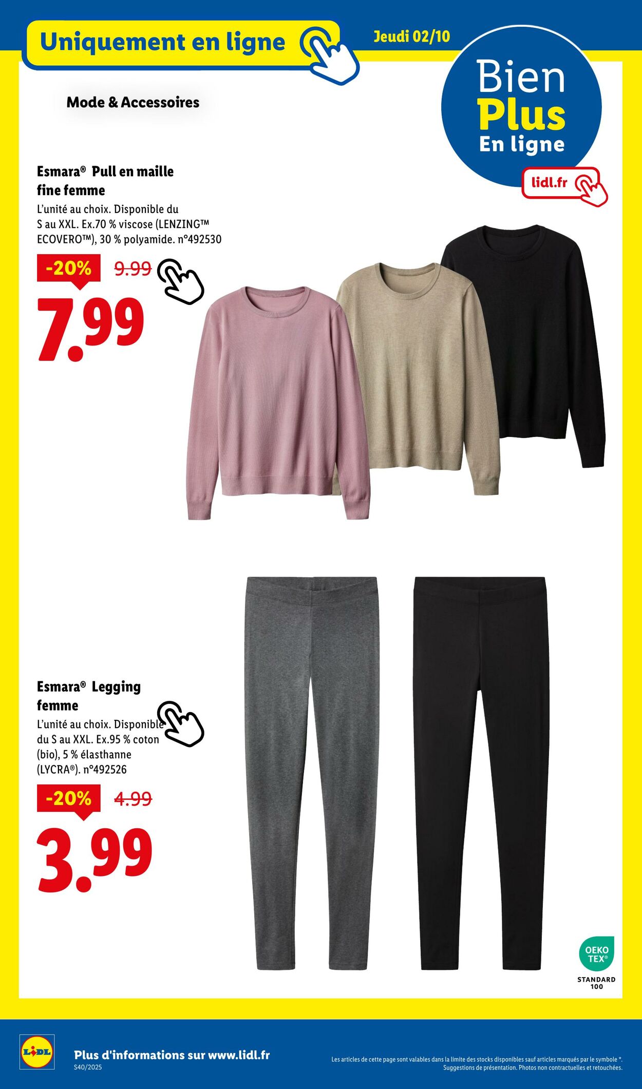 Catalogue Lidl 02.10.2025 - 08.10.2025