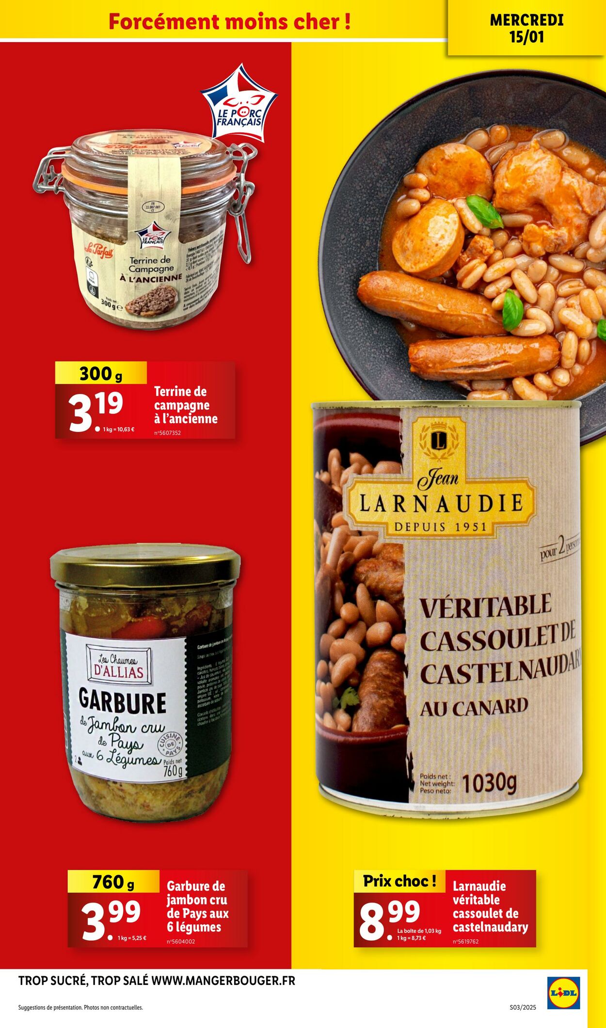 Catalogue Lidl 15.01.2025 - 21.01.2025