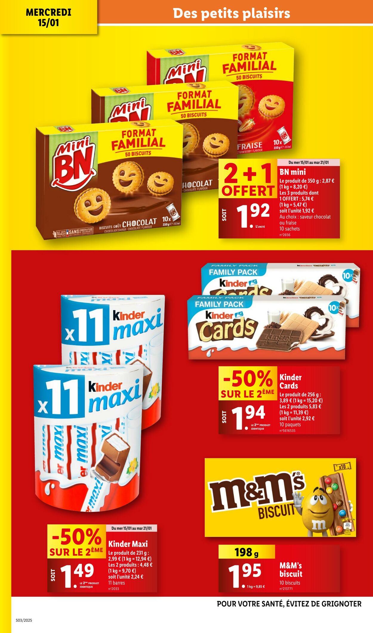 Catalogue Lidl 15.01.2025 - 21.01.2025