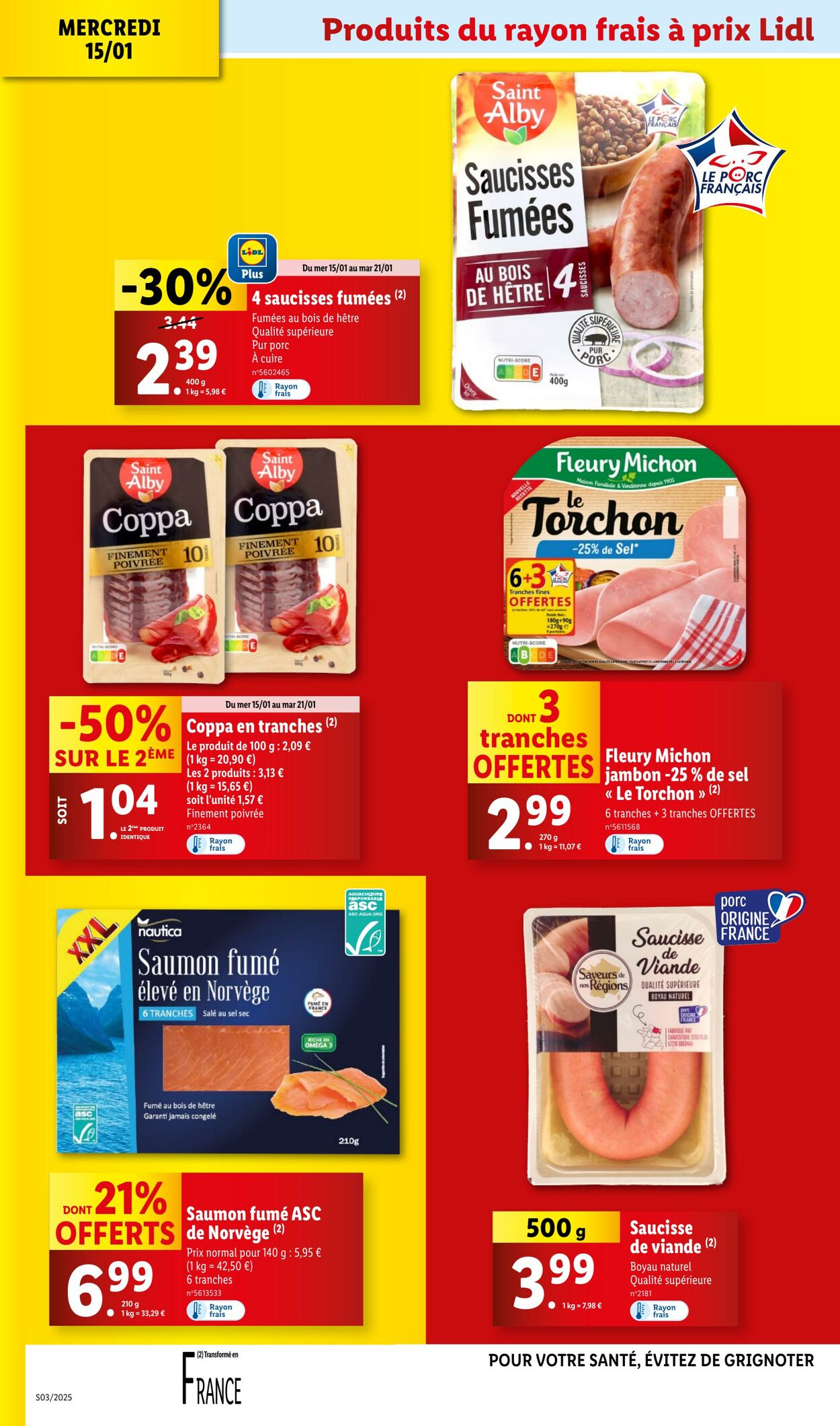 Catalogue Lidl 15.01.2025 - 21.01.2025