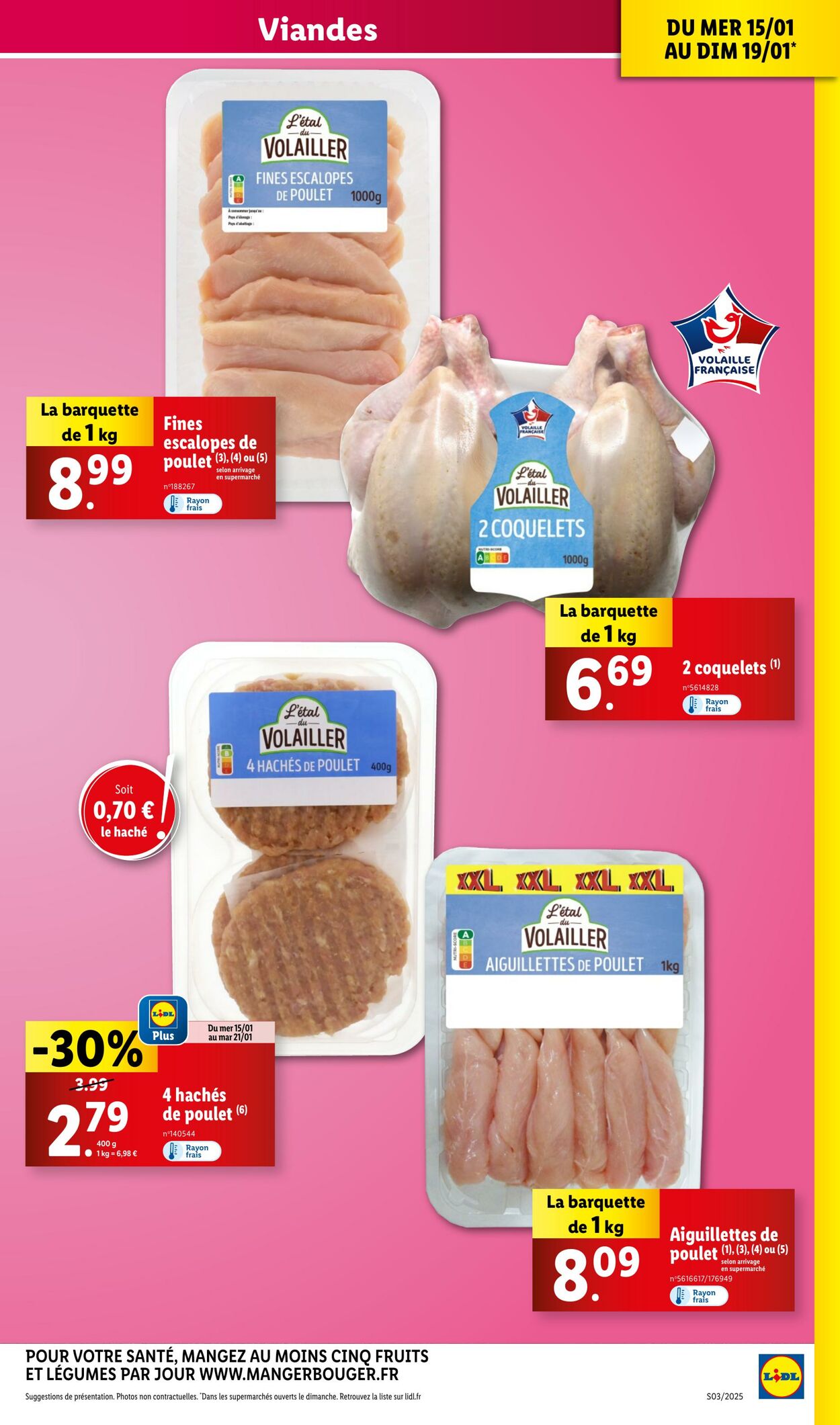 Catalogue Lidl 15.01.2025 - 21.01.2025