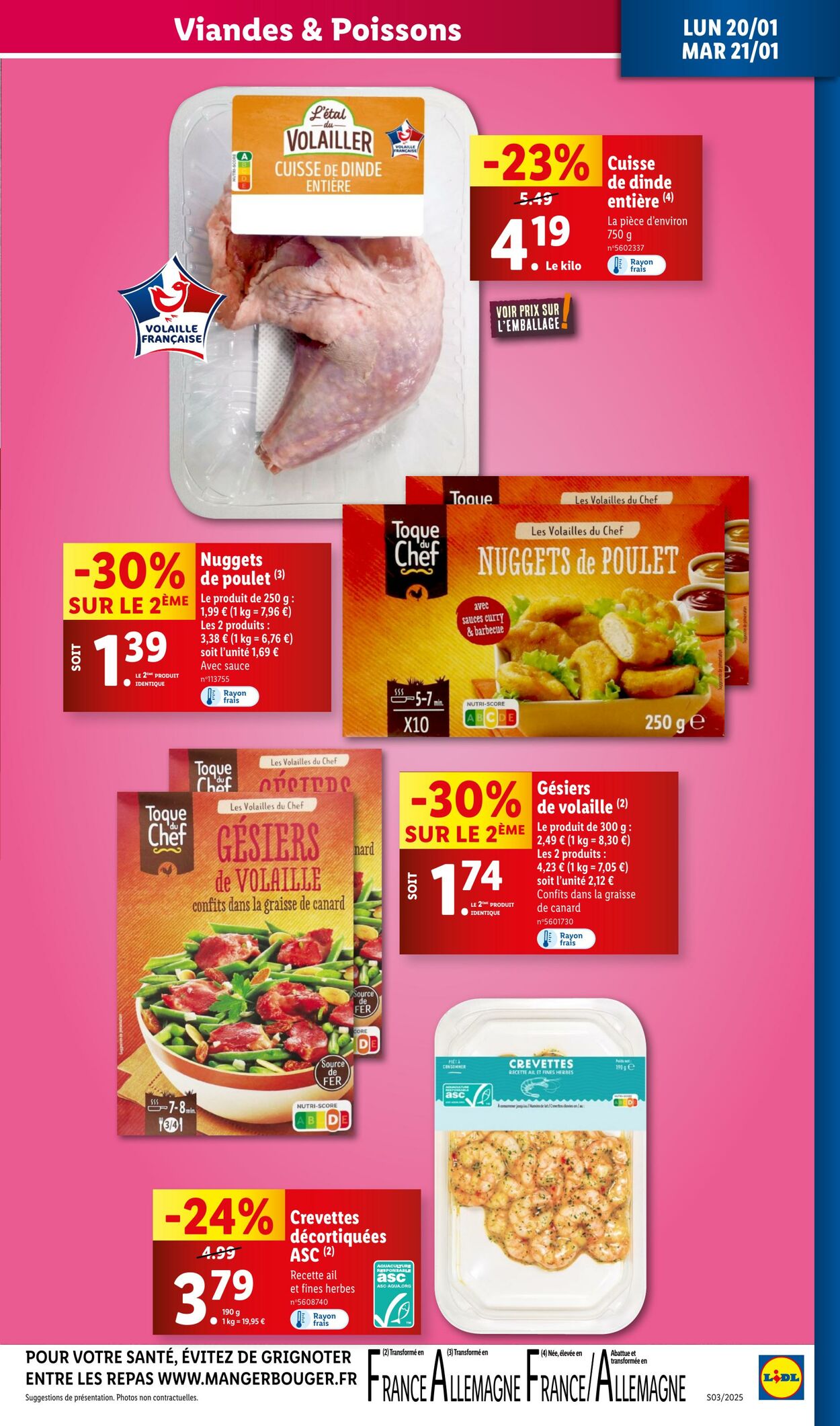 Catalogue Lidl 15.01.2025 - 21.01.2025