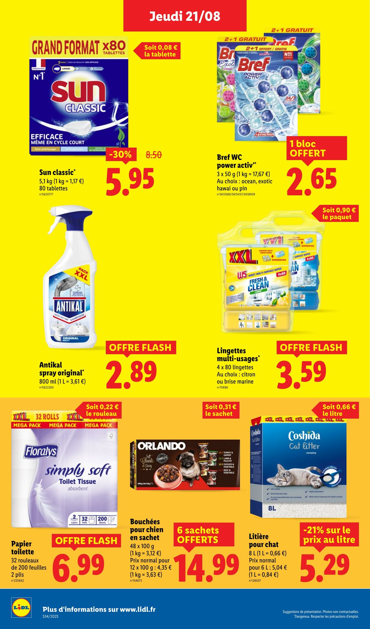 Catalogue Lidl 21.08.2025 - 27.08.2025