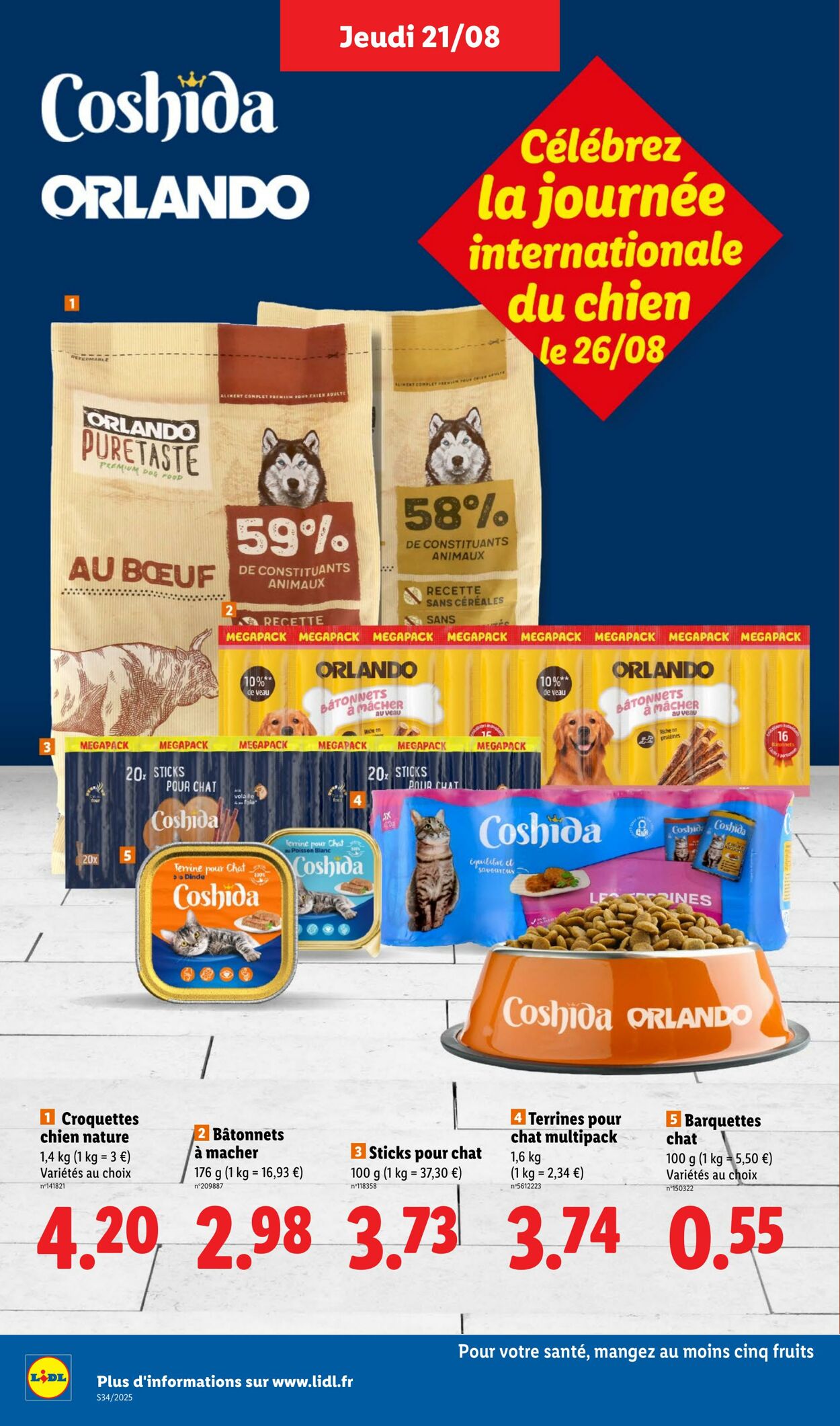 Catalogue Lidl 21.08.2025 - 27.08.2025