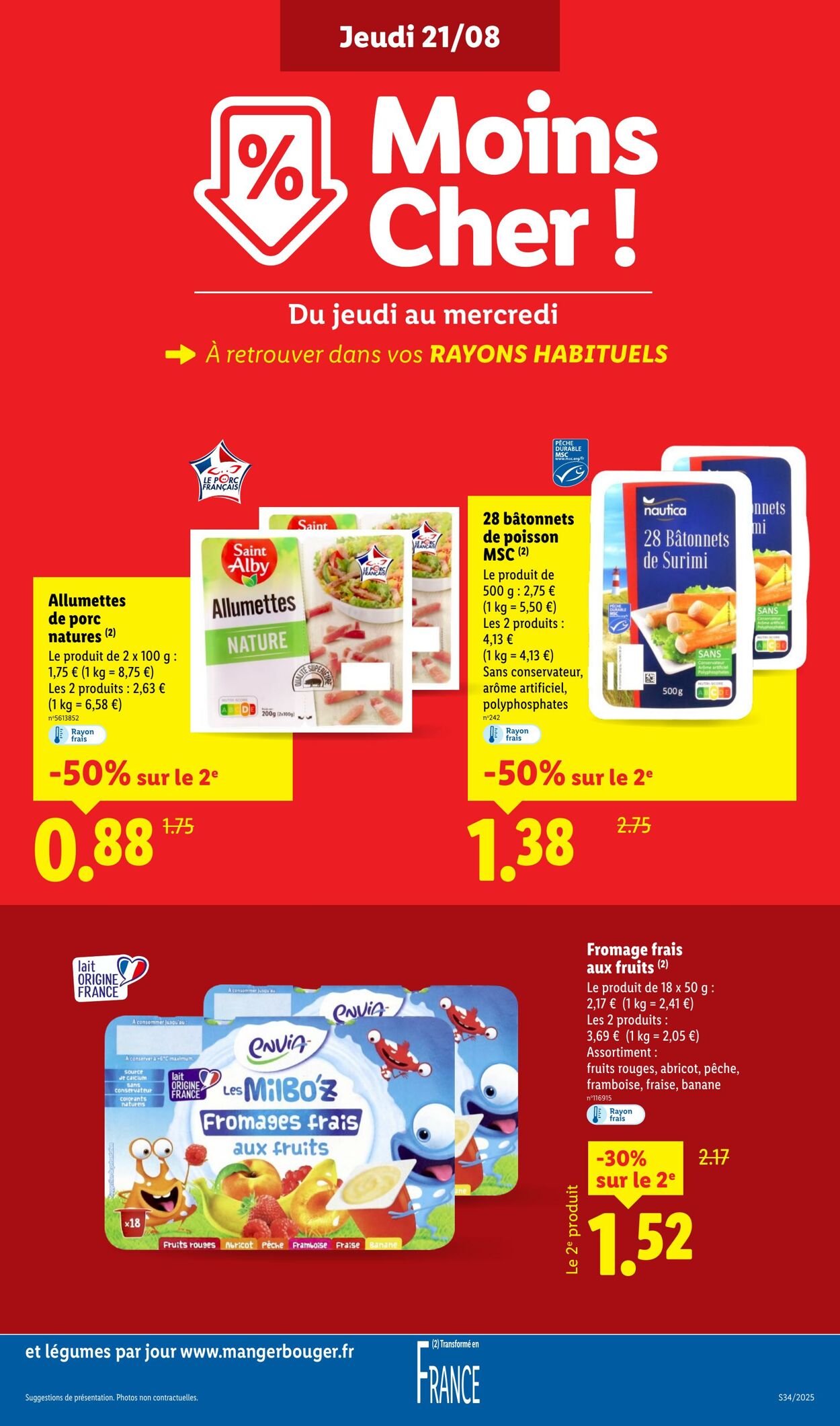 Catalogue Lidl 21.08.2025 - 27.08.2025