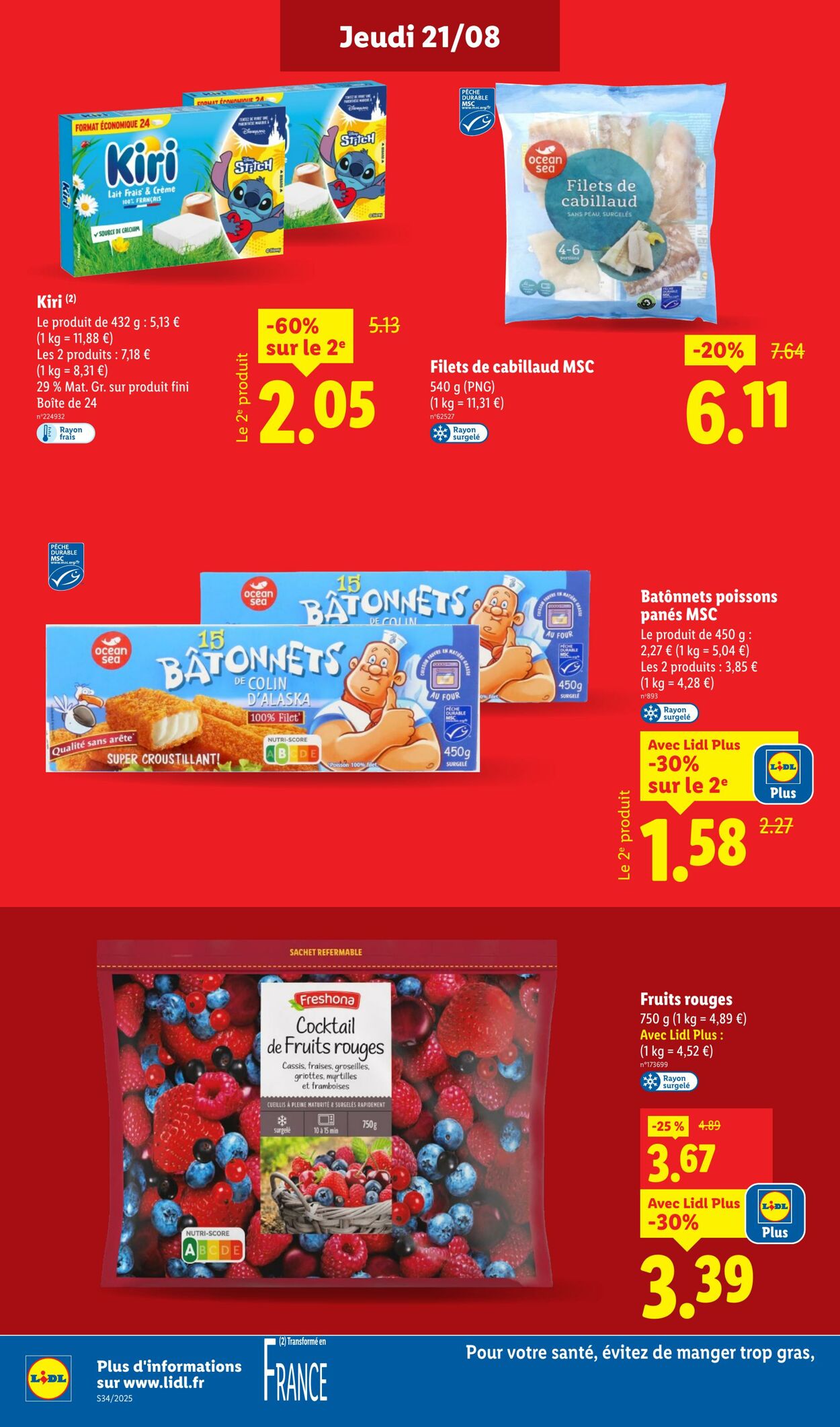 Catalogue Lidl 21.08.2025 - 27.08.2025