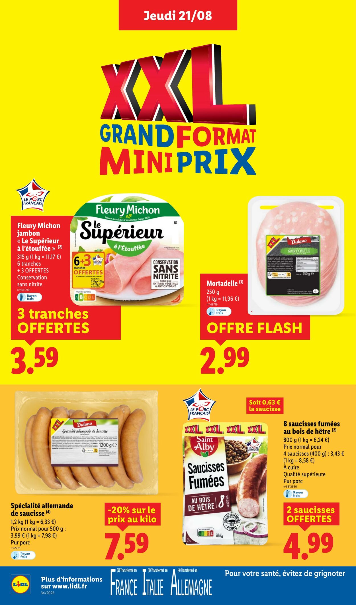 Catalogue Lidl 21.08.2025 - 27.08.2025