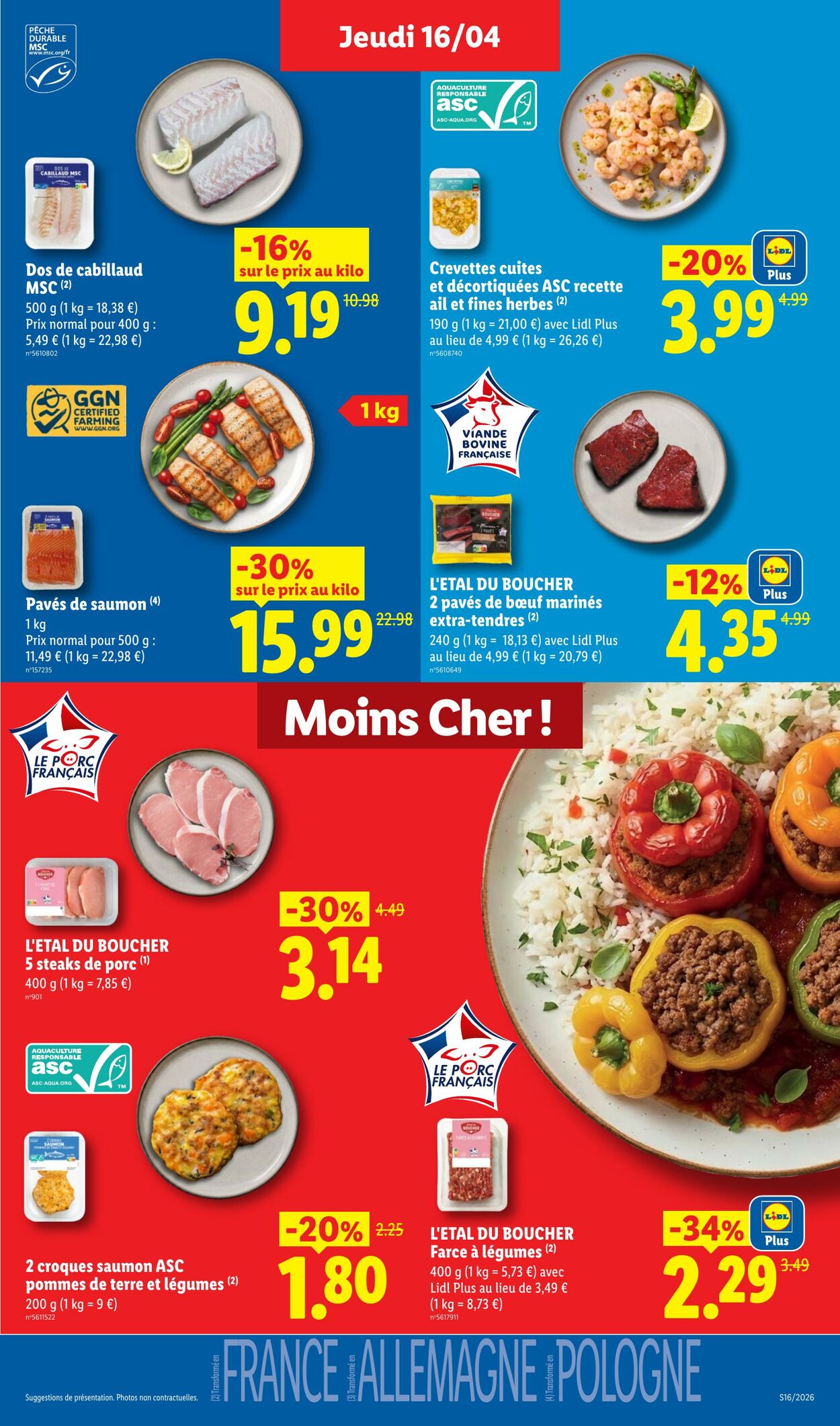 Catalogue Lidl 12.04.2026 - 22.04.2026