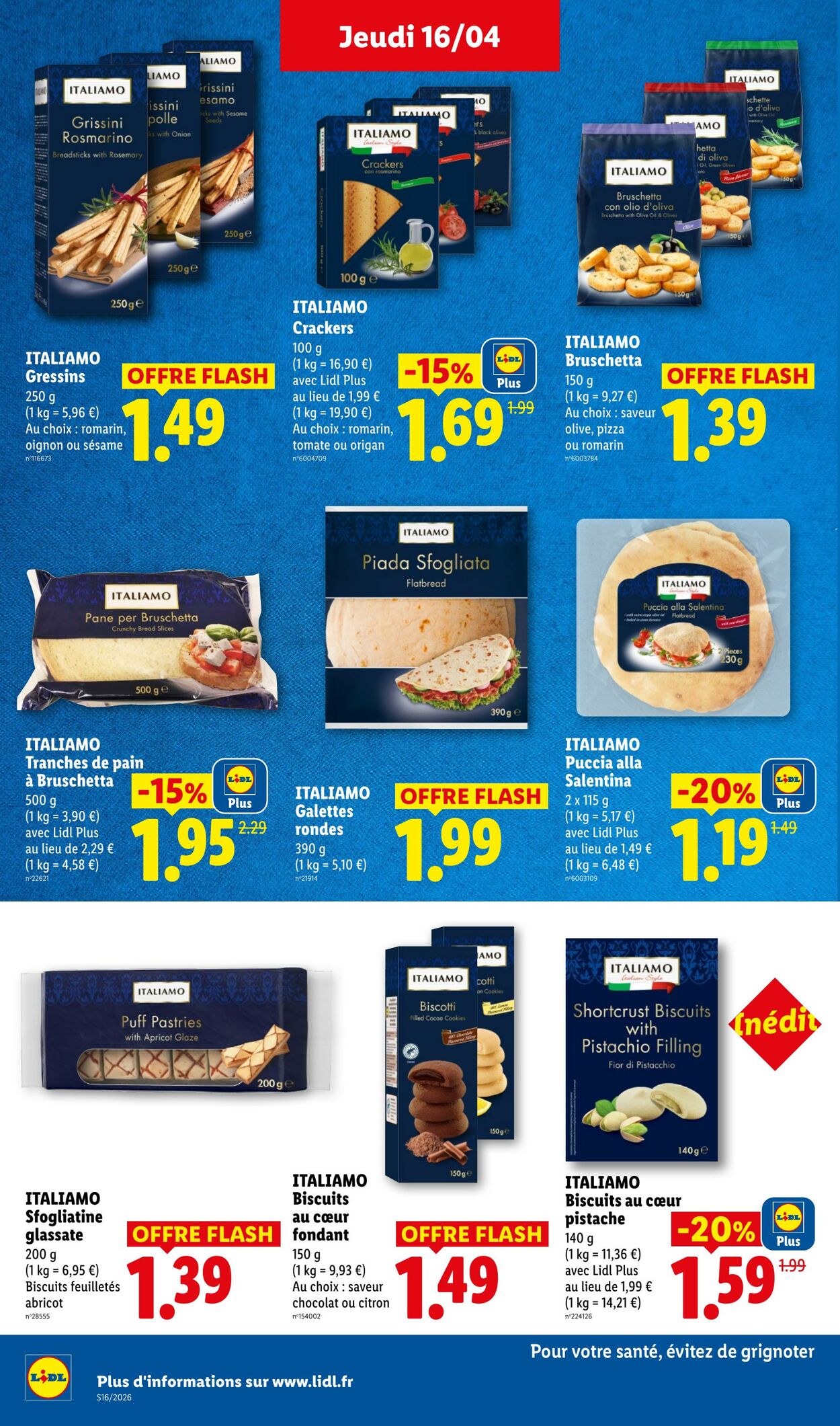 Catalogue Lidl 12.04.2026 - 22.04.2026