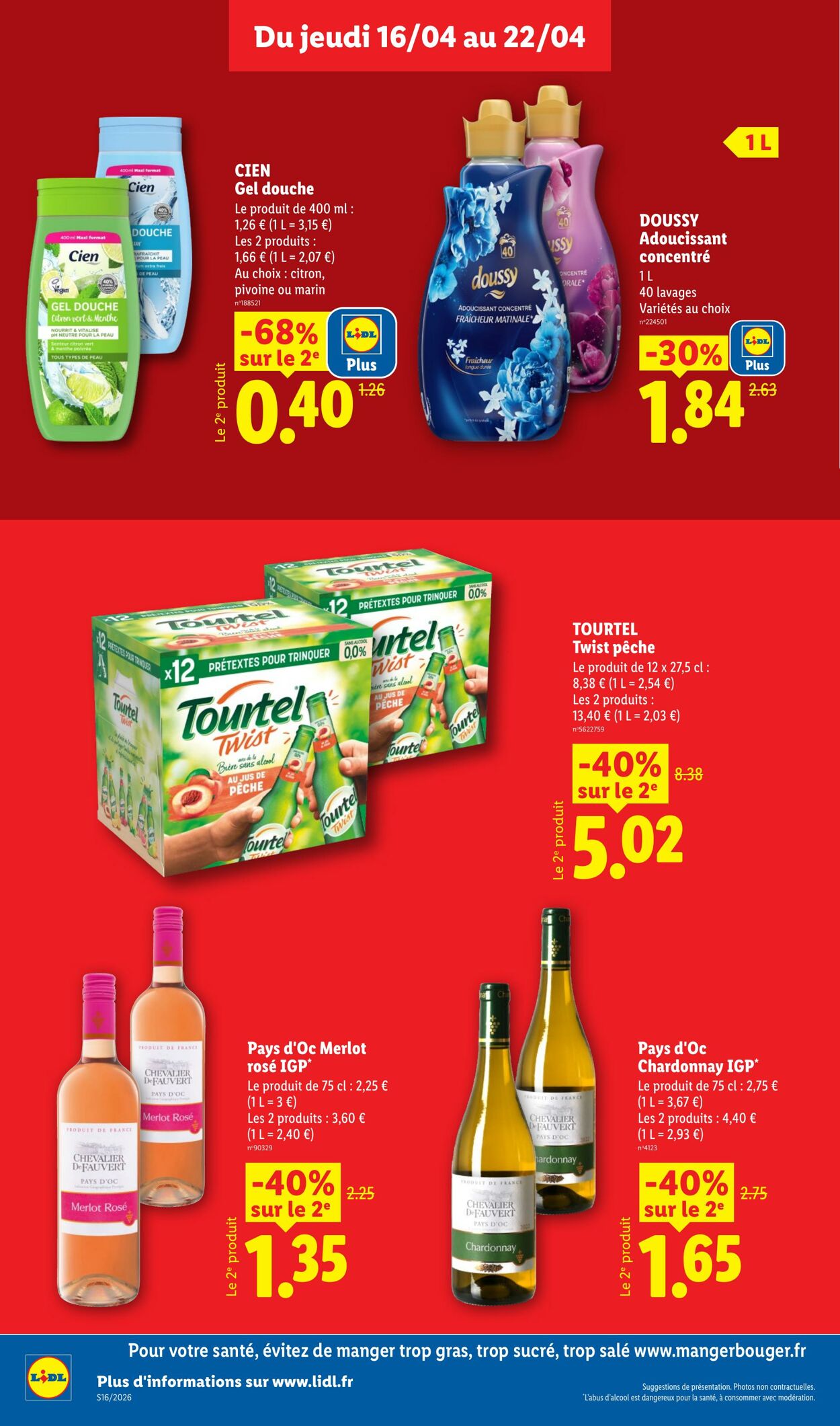 Catalogue Lidl 12.04.2026 - 22.04.2026