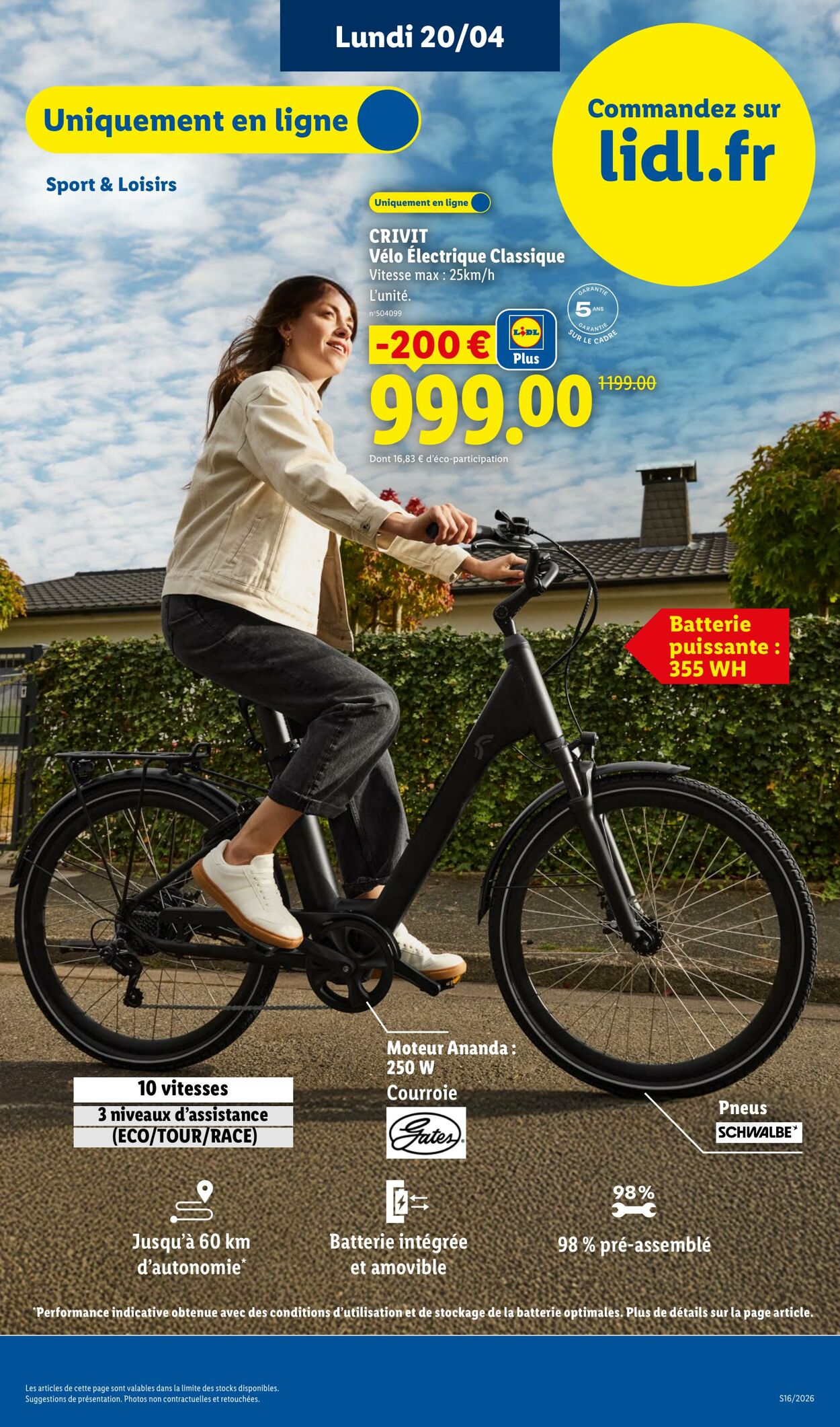 Catalogue Lidl 12.04.2026 - 22.04.2026