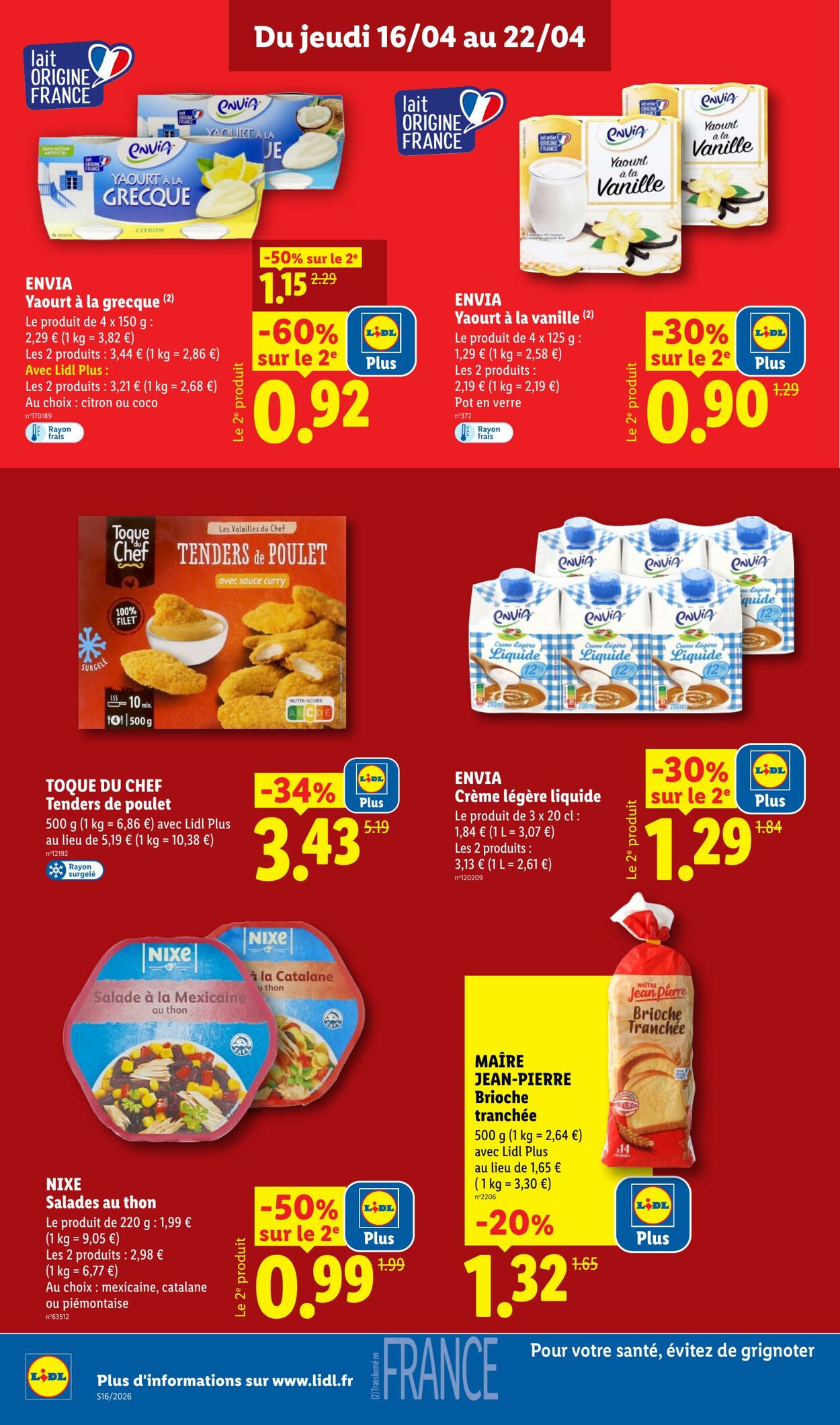 Catalogue Lidl 12.04.2026 - 22.04.2026