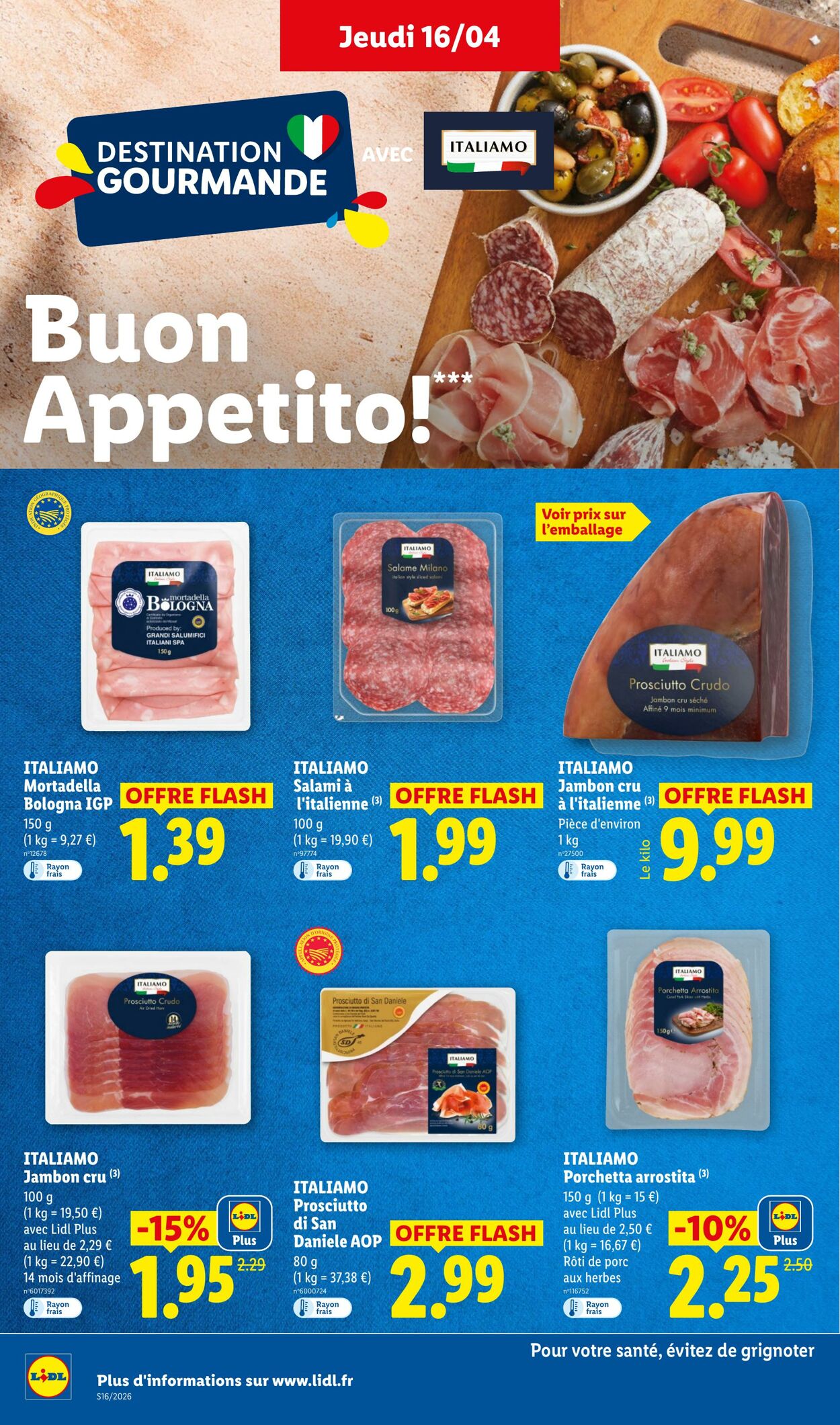 Catalogue Lidl 12.04.2026 - 22.04.2026