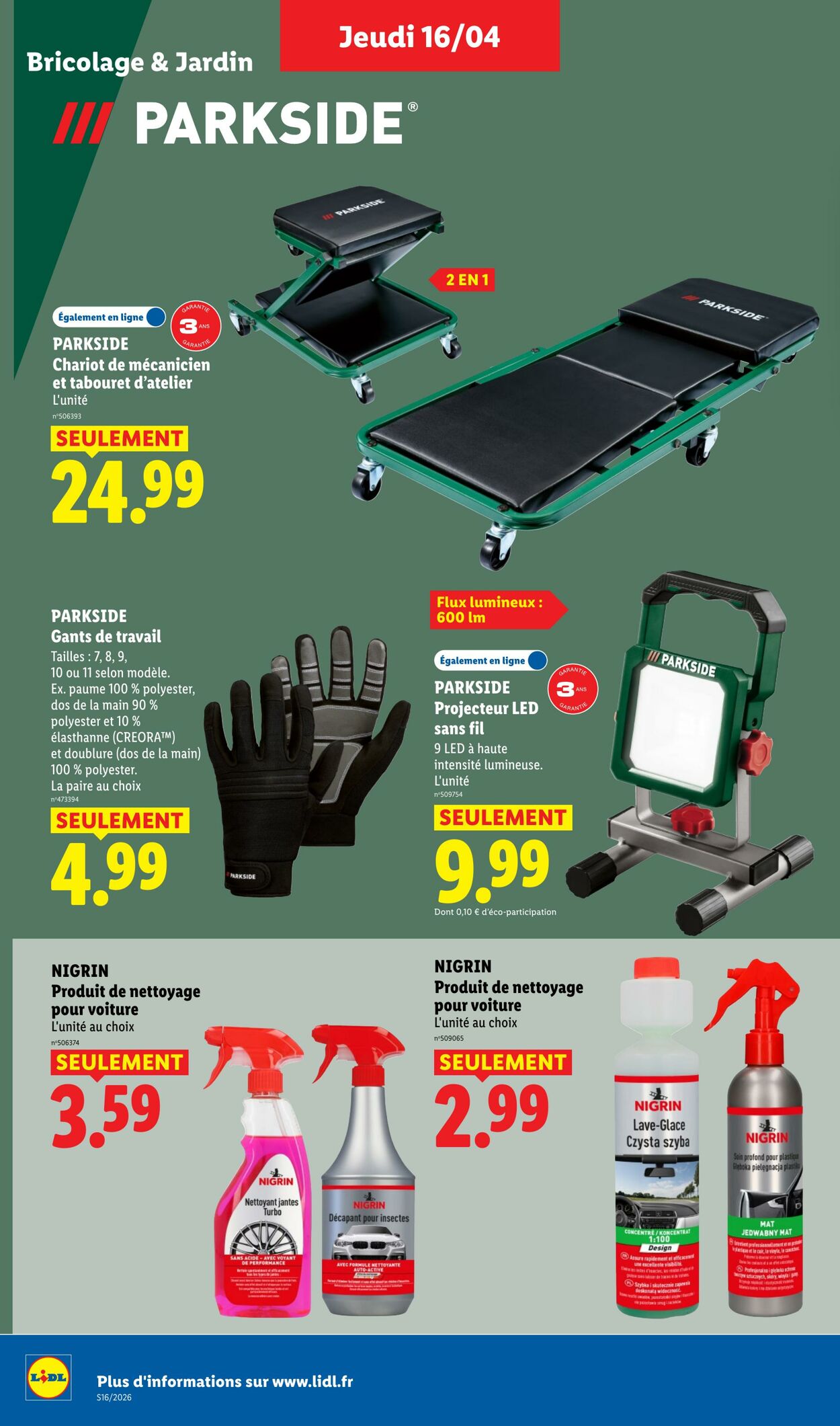 Catalogue Lidl 12.04.2026 - 22.04.2026