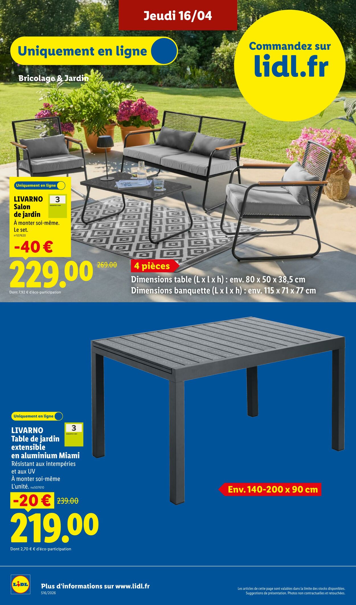 Catalogue Lidl 12.04.2026 - 22.04.2026