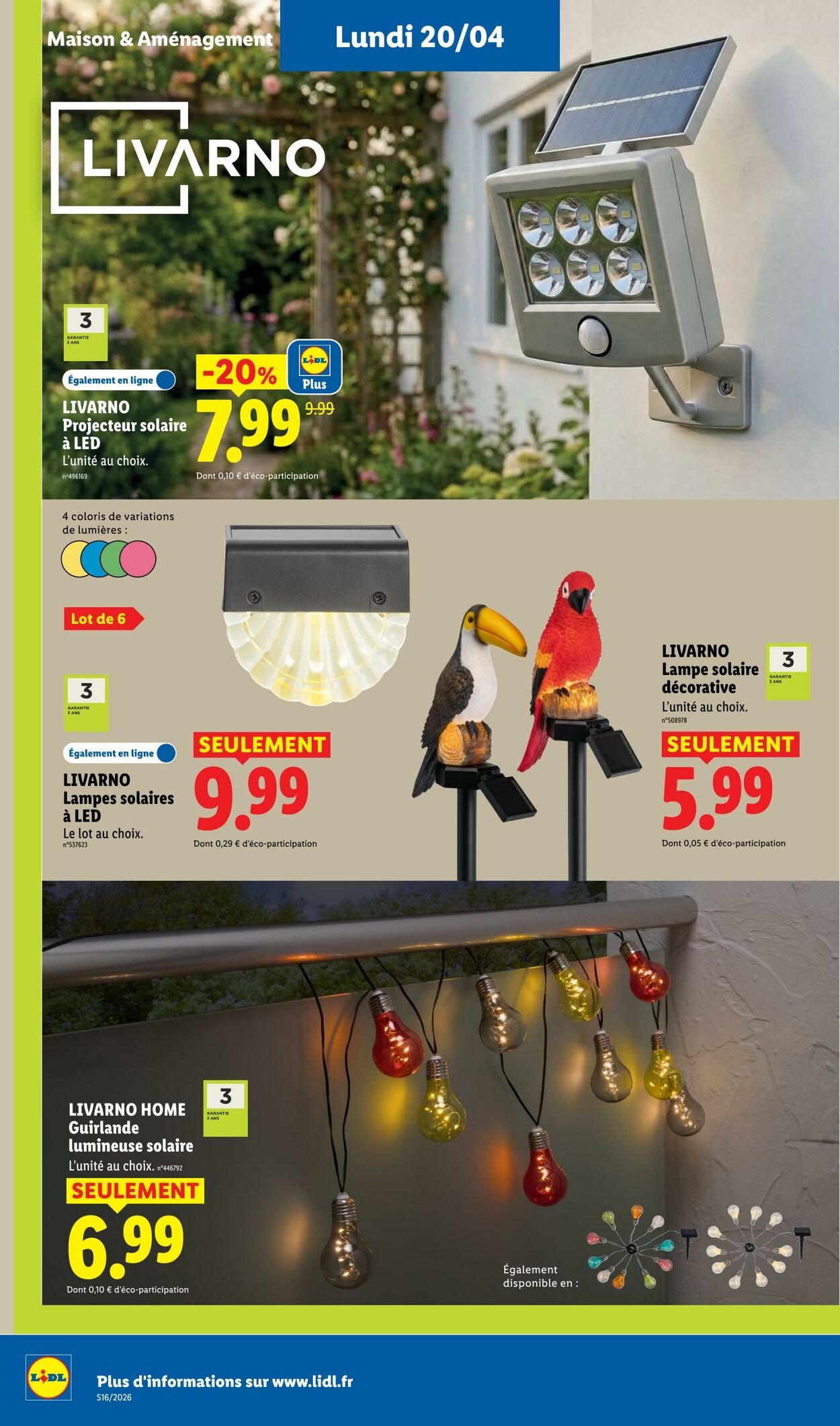 Catalogue Lidl 12.04.2026 - 22.04.2026
