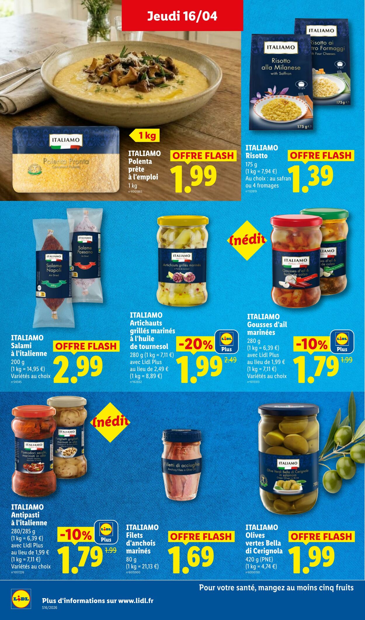 Catalogue Lidl 12.04.2026 - 22.04.2026