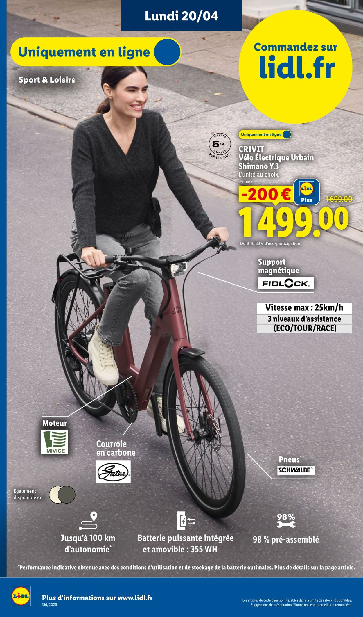 Catalogue Lidl 12.04.2026 - 22.04.2026
