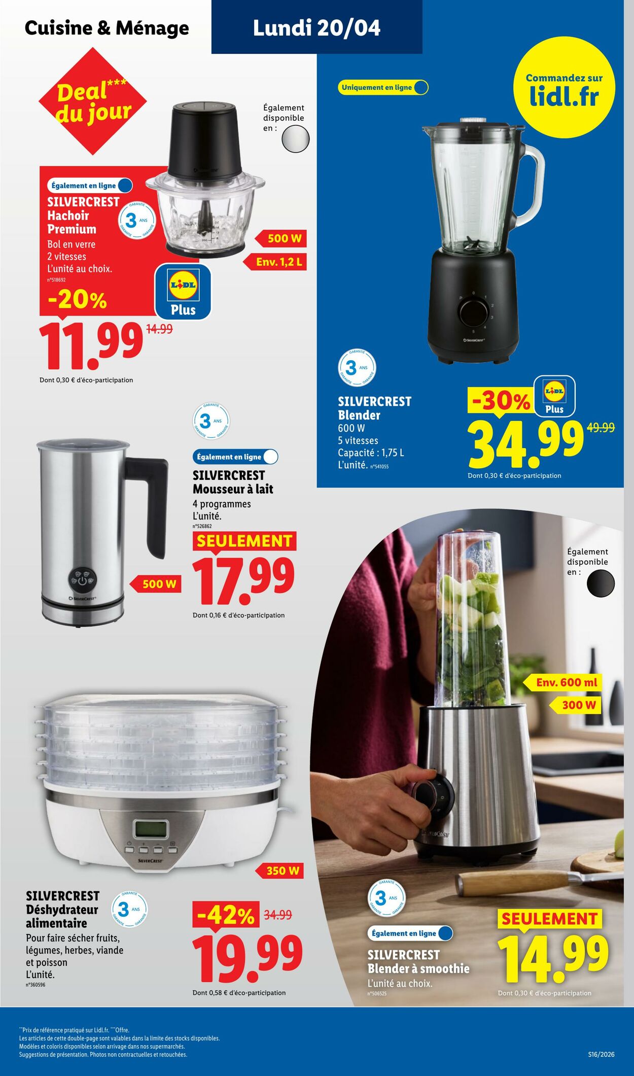 Catalogue Lidl 12.04.2026 - 22.04.2026