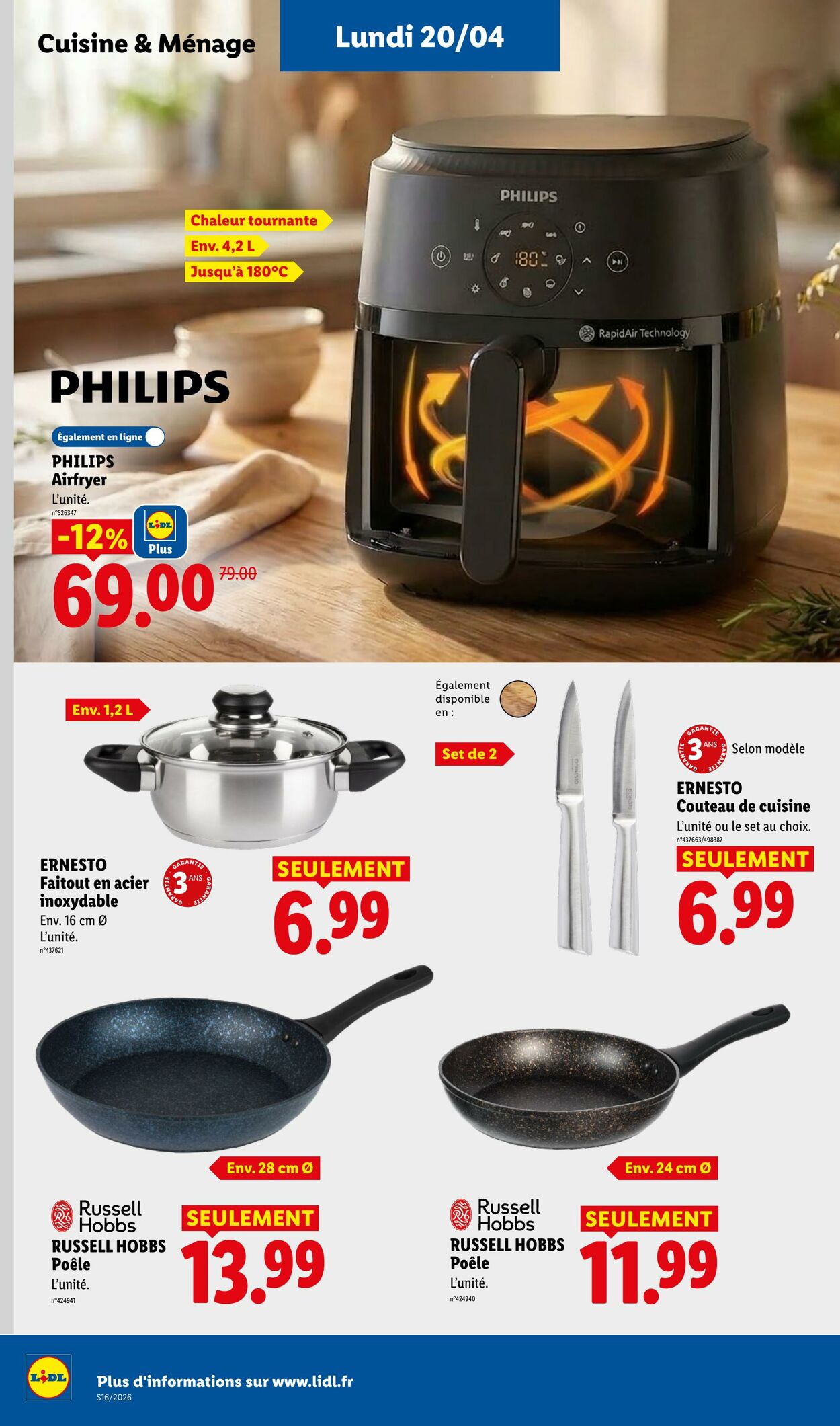 Catalogue Lidl 12.04.2026 - 22.04.2026