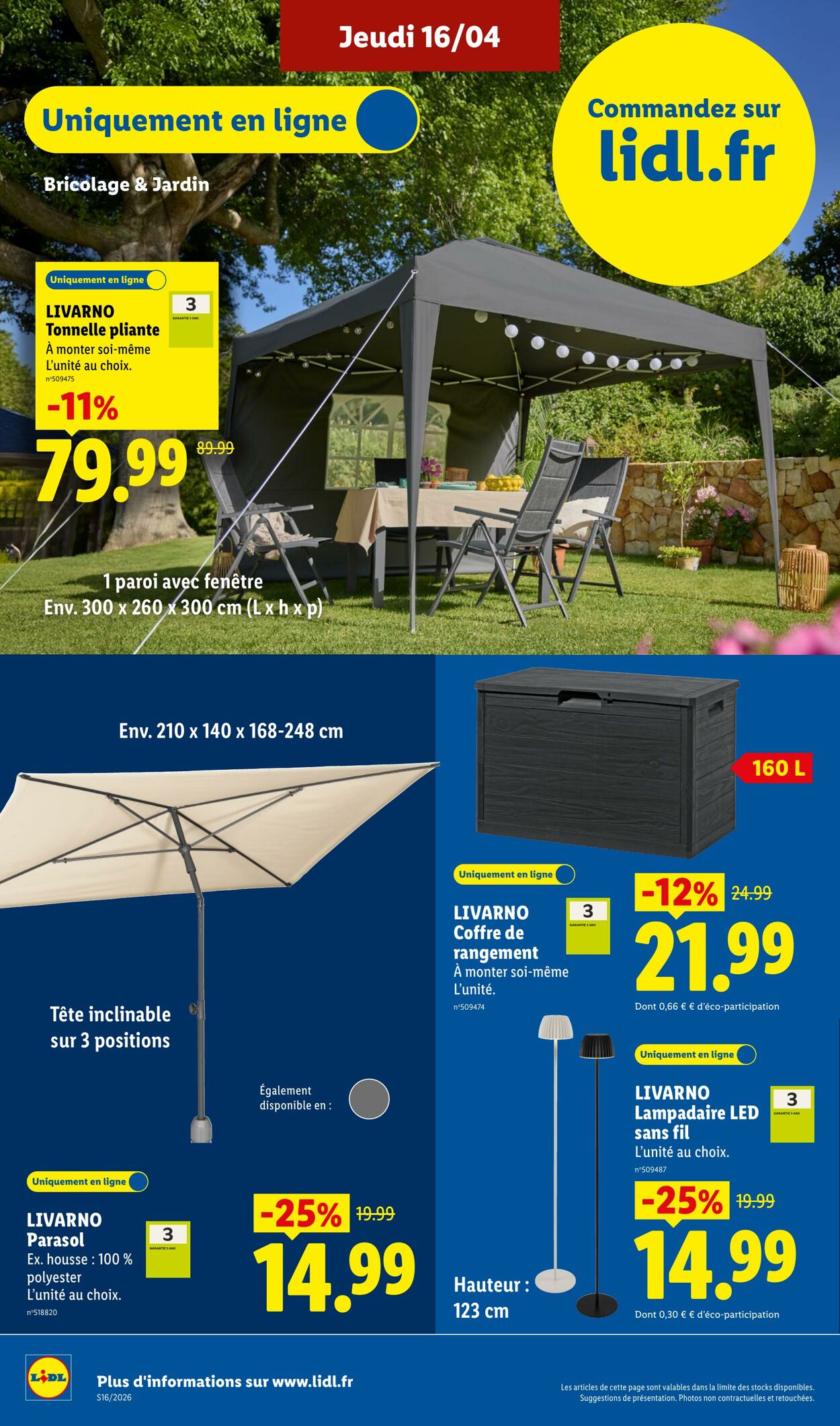 Catalogue Lidl 12.04.2026 - 22.04.2026