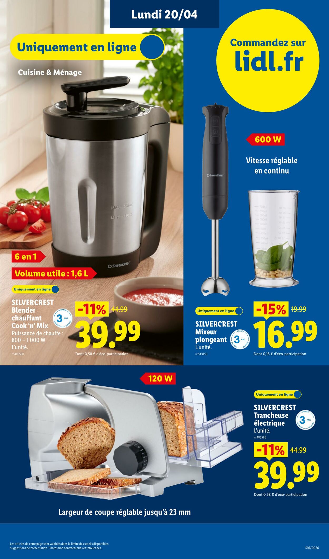 Catalogue Lidl 12.04.2026 - 22.04.2026