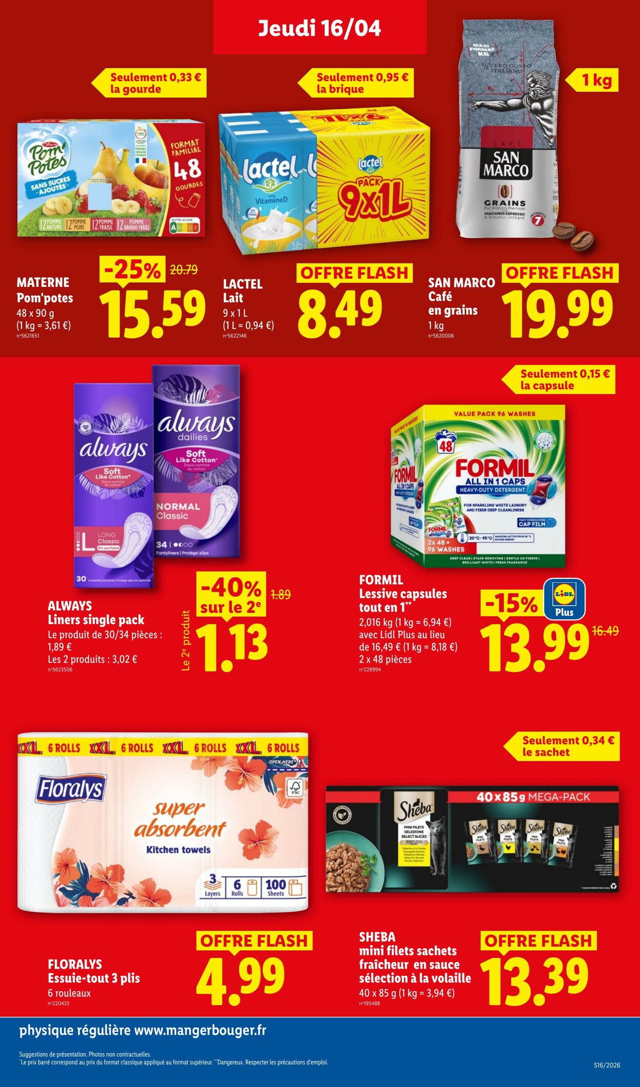 Catalogue Lidl 12.04.2026 - 22.04.2026