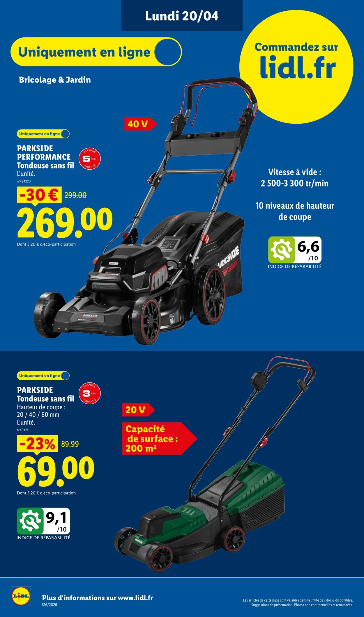 Catalogue Lidl 12.04.2026 - 22.04.2026
