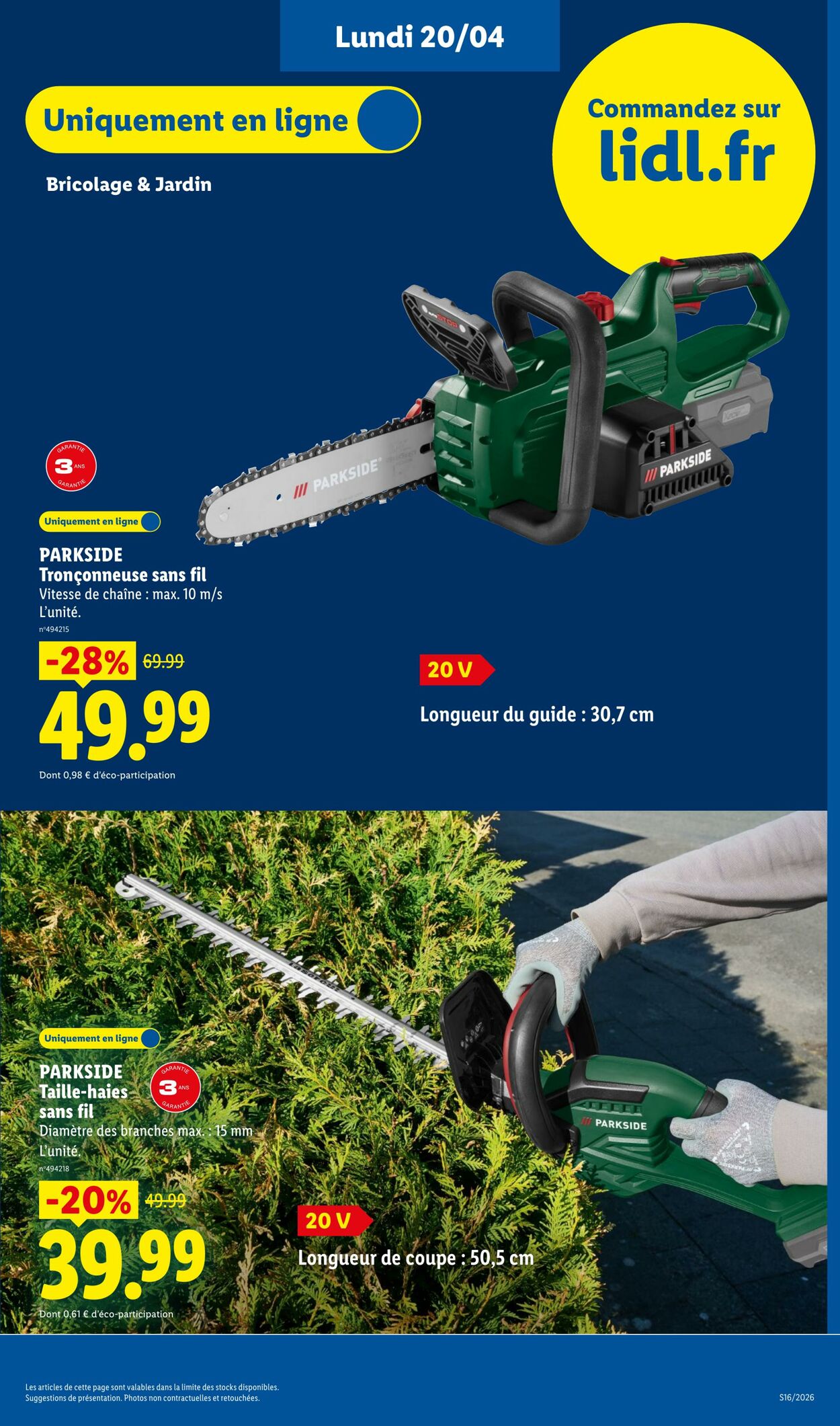 Catalogue Lidl 12.04.2026 - 22.04.2026