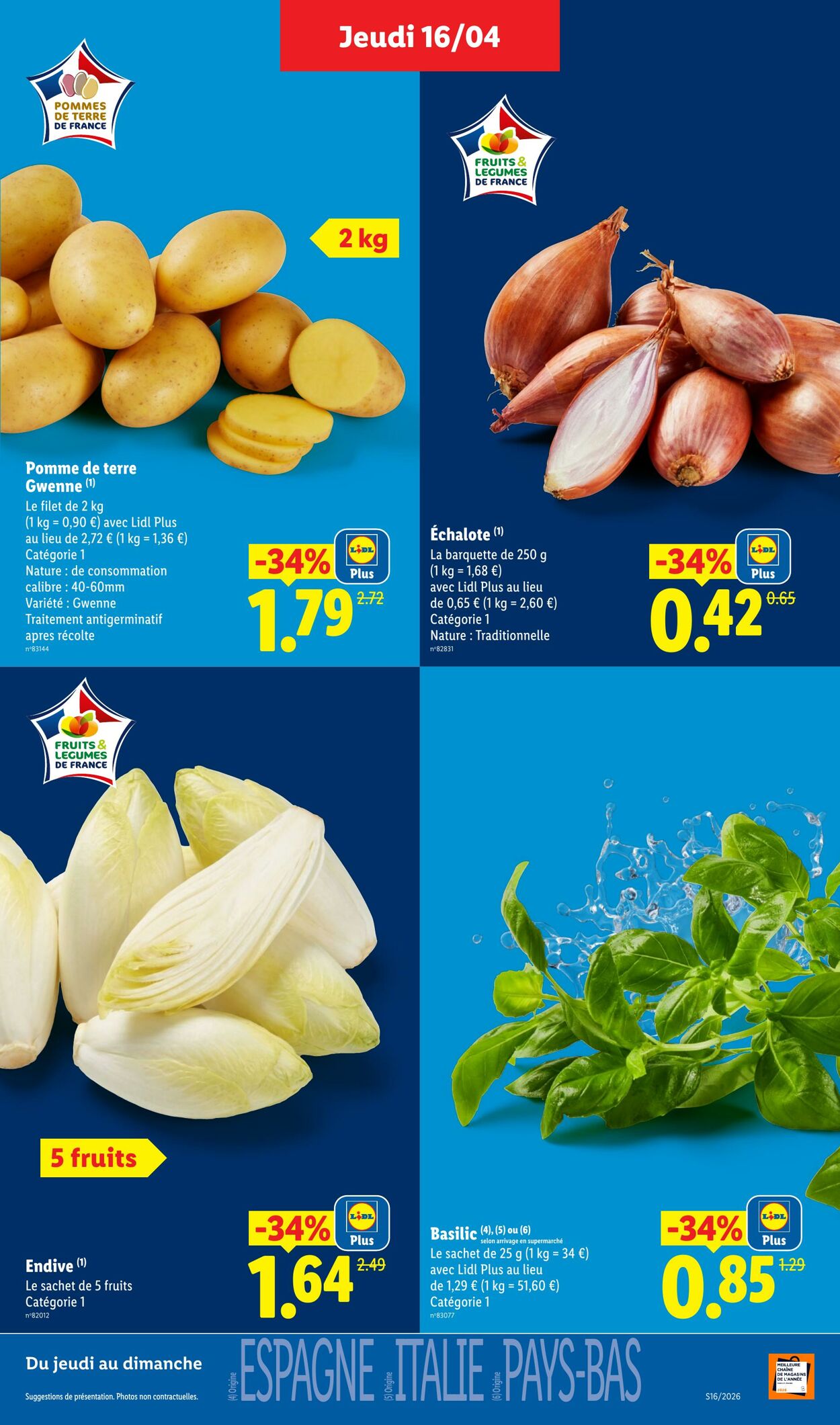 Catalogue Lidl 12.04.2026 - 22.04.2026