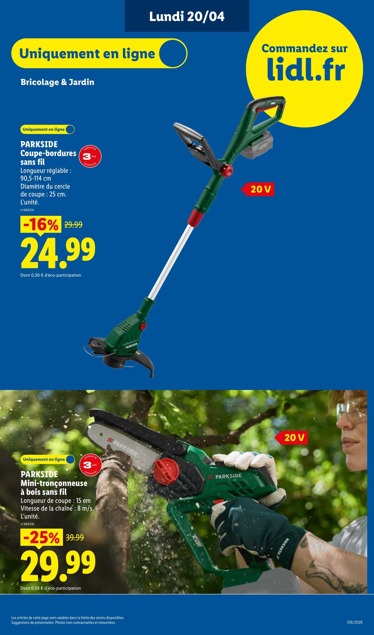 Catalogue Lidl 12.04.2026 - 22.04.2026