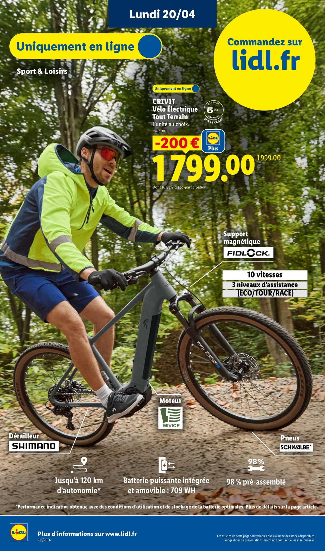Catalogue Lidl 12.04.2026 - 22.04.2026