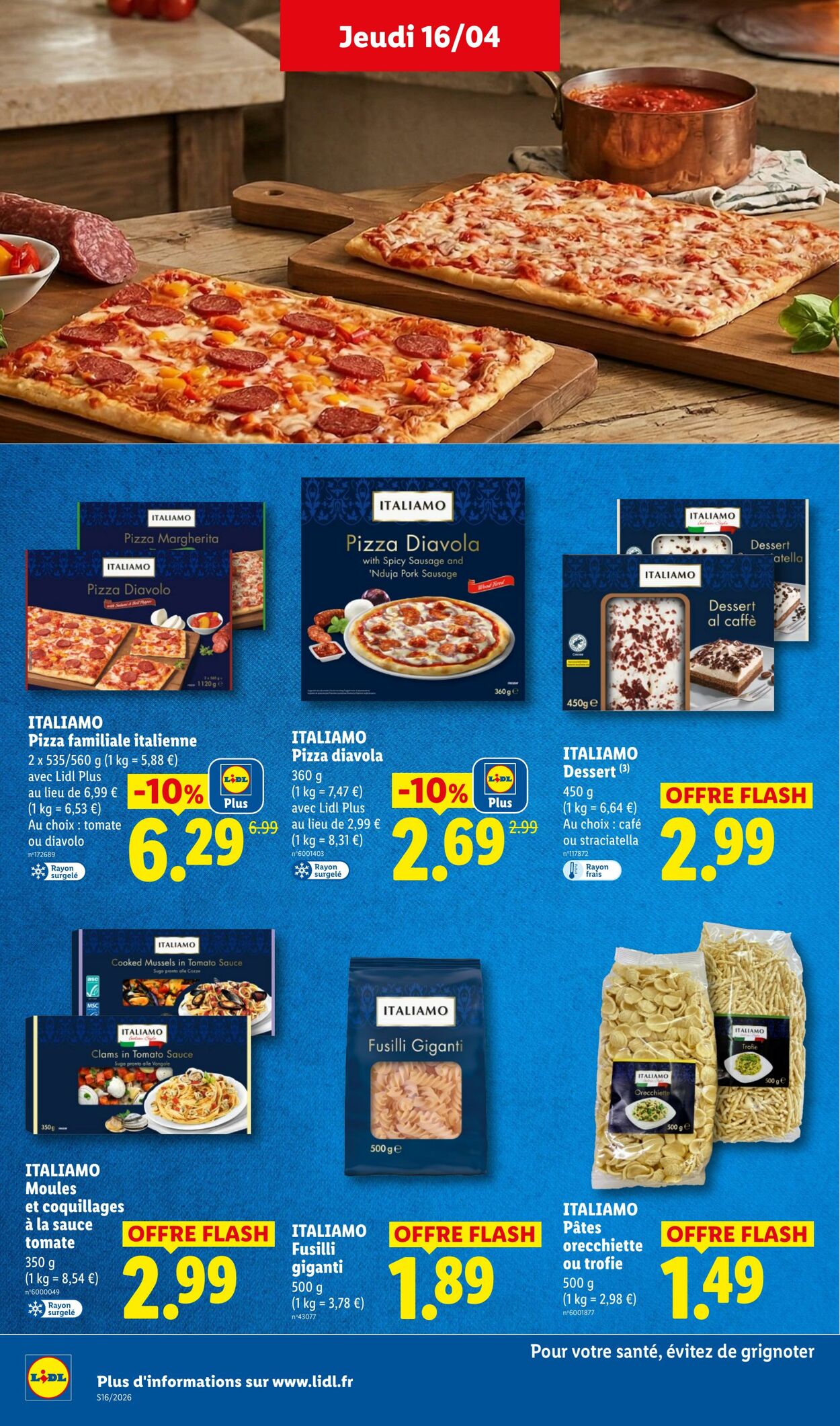 Catalogue Lidl 12.04.2026 - 22.04.2026